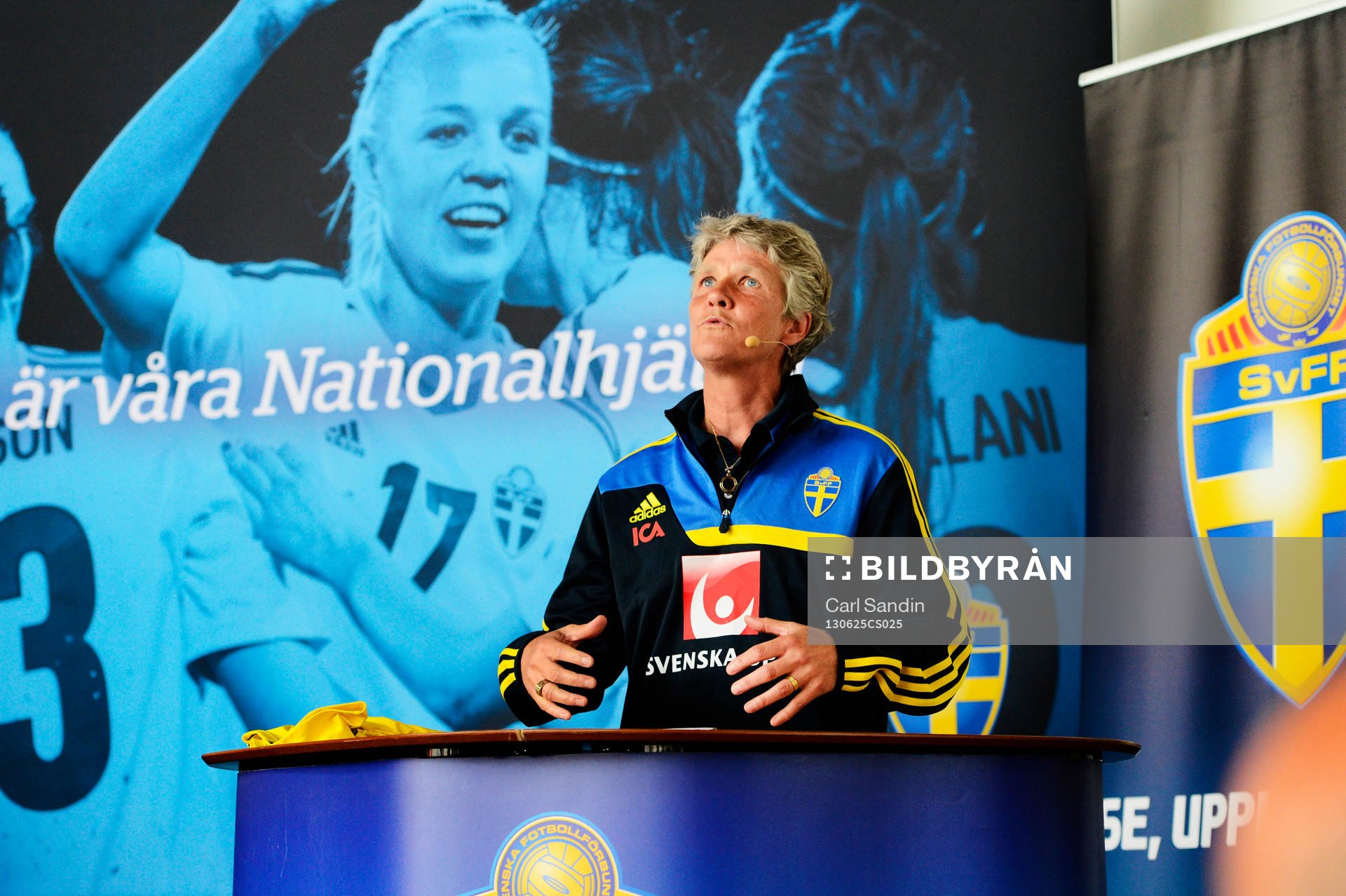 Sveriges förbundskapten Pia Sundhage
