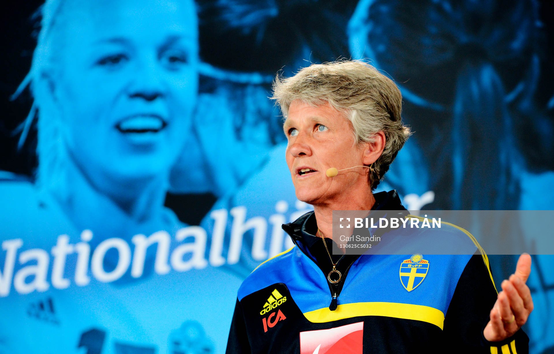 Sveriges förbundskapten Pia Sundhage