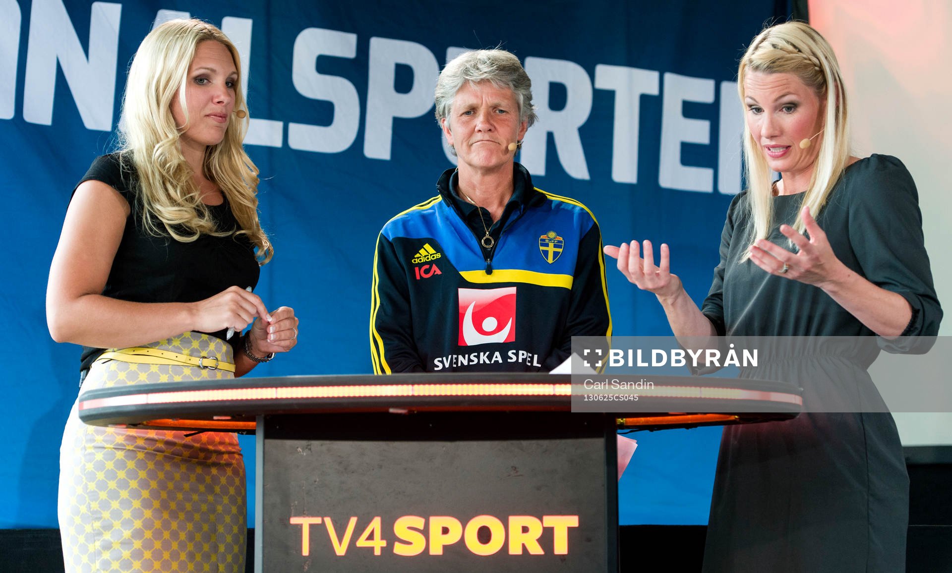 Anna Brolin, en skeptisk förbundskapten Pia Sundhage och