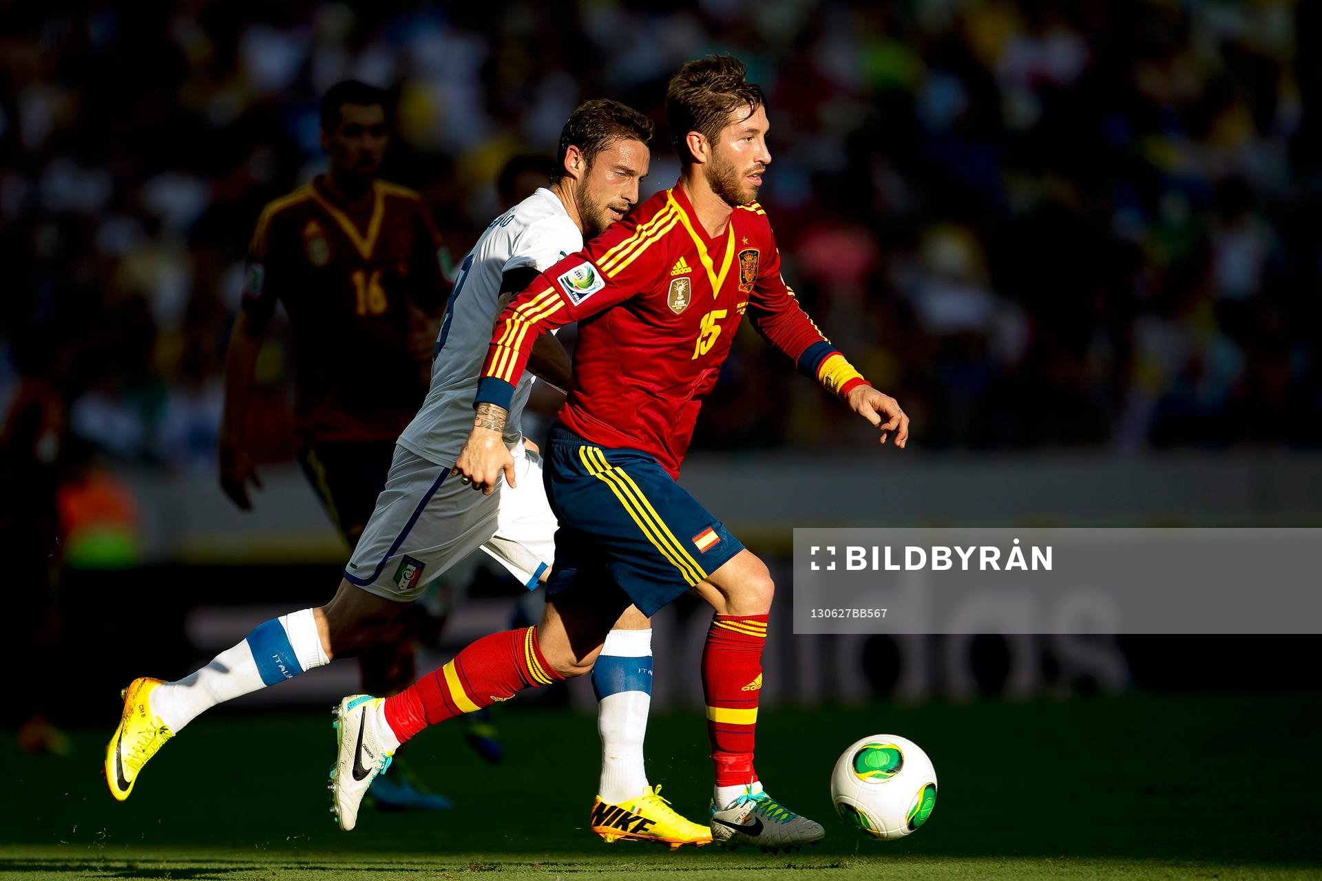  Fotboll, Confederations Cup, Spanien - Italien: Sergio RAMOS - 27.06.2013 - Espagne / Italie- 1/2Finale Coupe des Confederations 2013