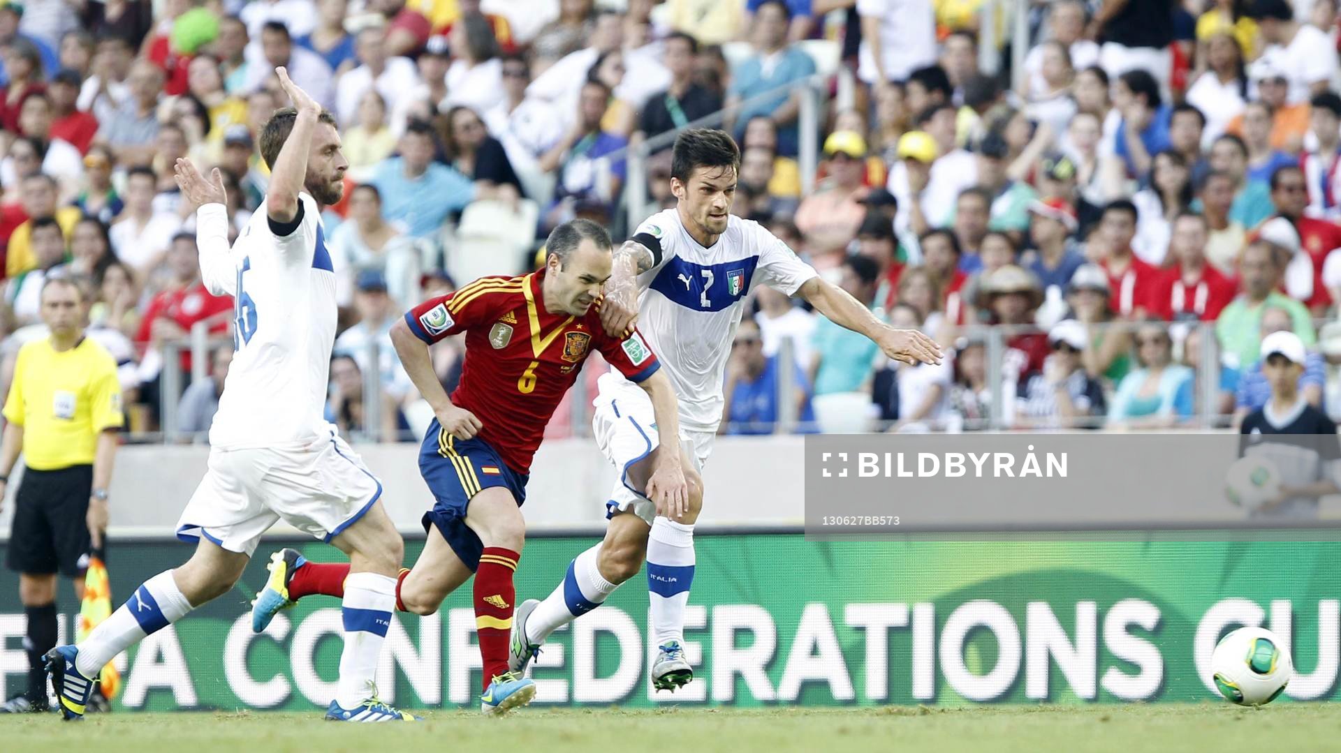 Andres INIESTA  - 27.06.2013 - Espagne / Italie - 1/2Finale