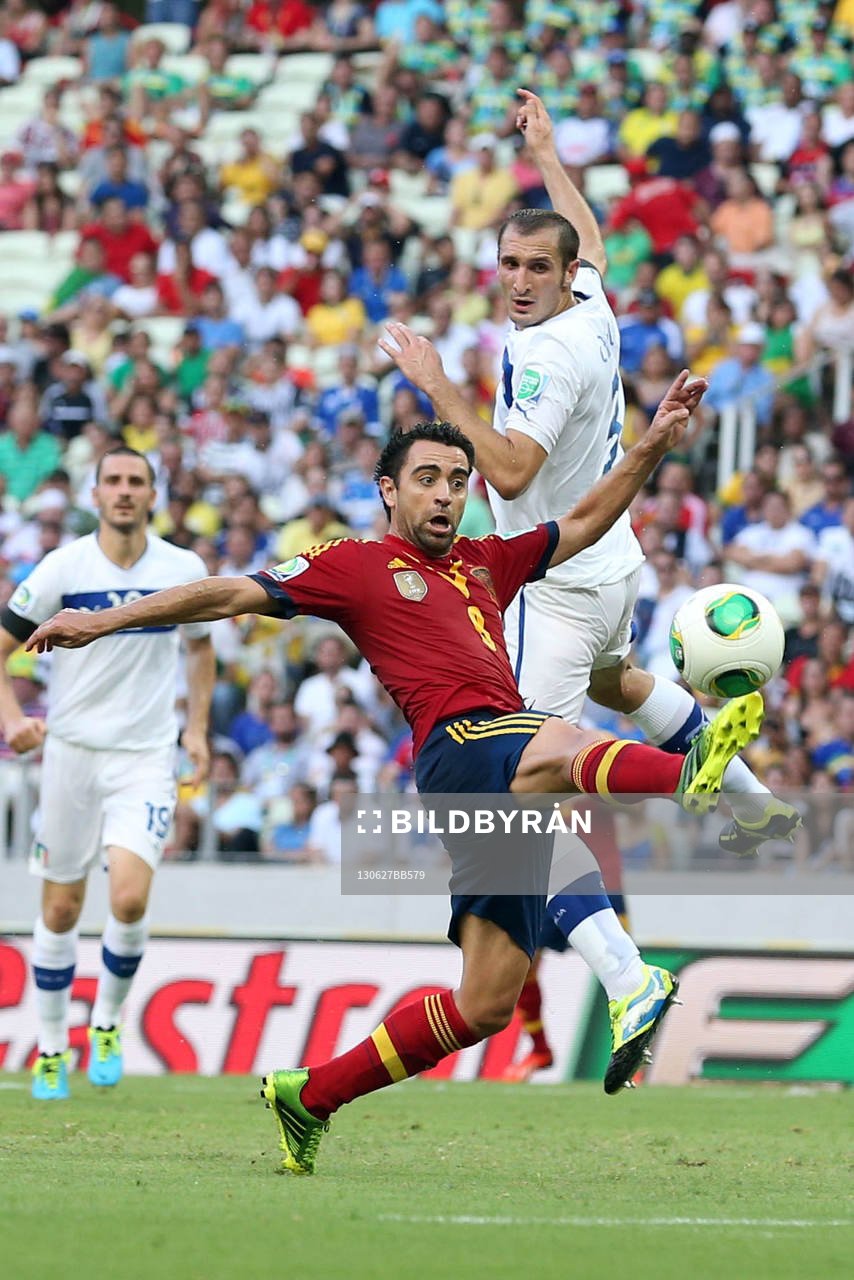  Fotboll, Confederations Cup, Spanien - Italien: XAVI- 27.06.2013 - Espagne / Italie - 1/2Finale Coupe des Confederations 2013