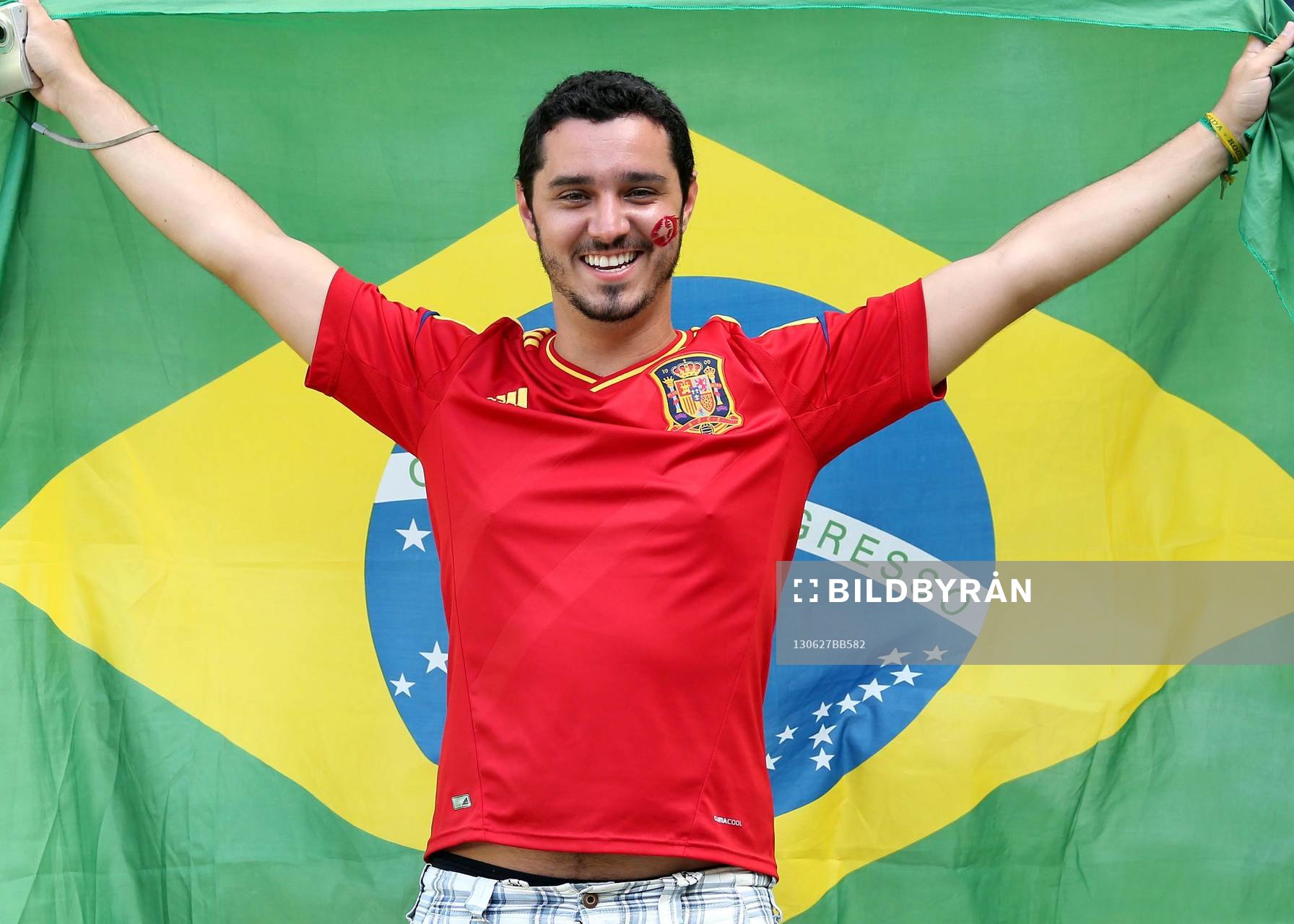 Supporter Espagne  - 27.06.2013 - Espagne / Italie -