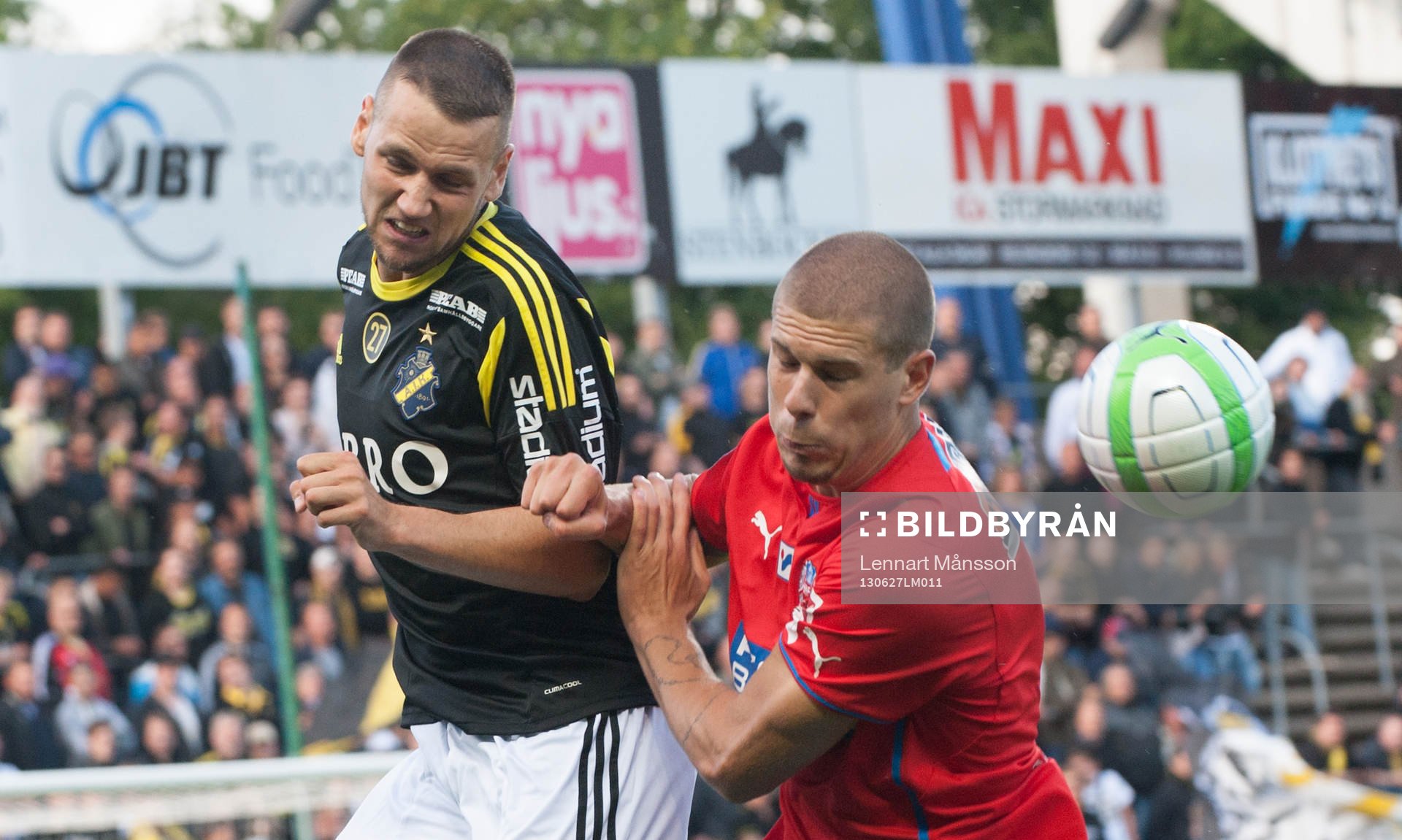 Alexander Milosevic, AIK, och Robin Simovic, Helsingborg