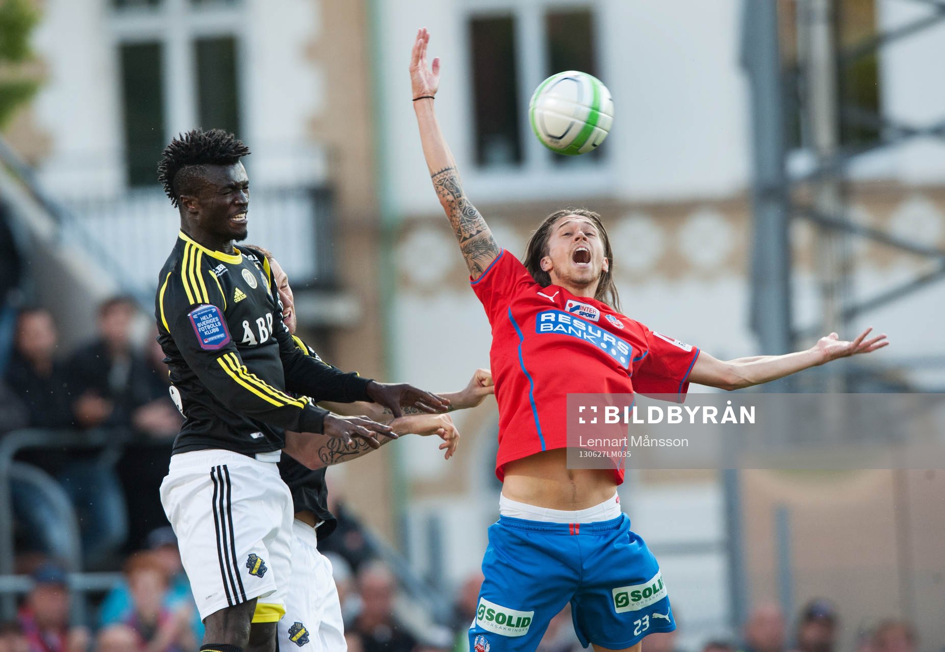 Kwame Karikari, AIK, och Daniel Nordmark, Helsingborg