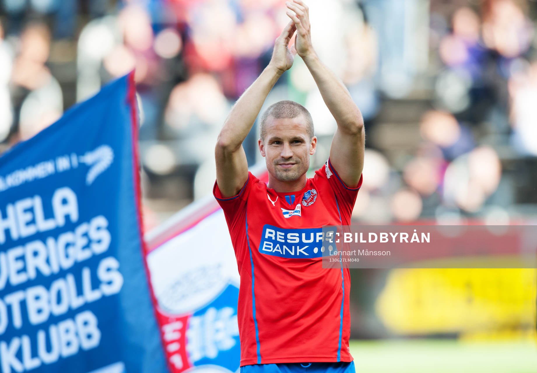 Christoffer Andersson, Helsingborg, hyllad för att han