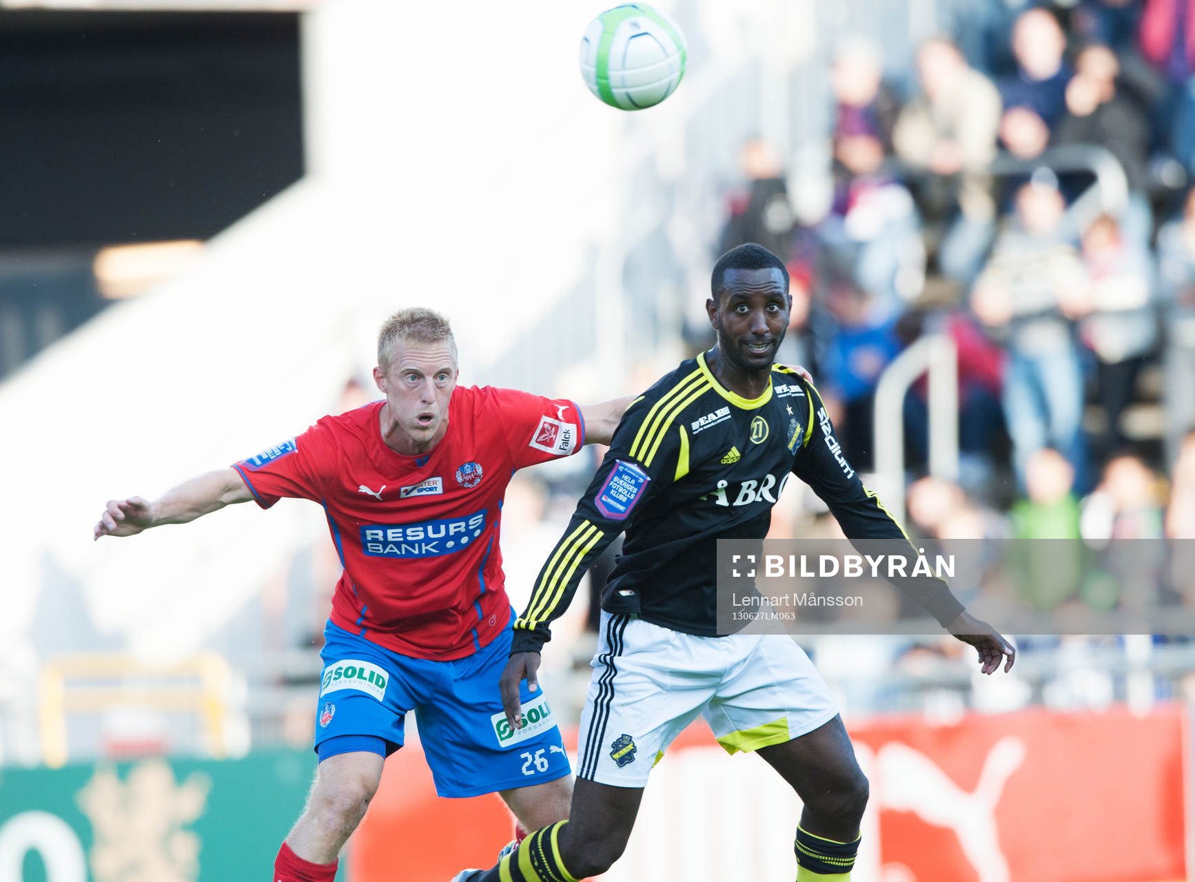 Peter Larsson, Helsingborg och Henok Goitom, AIK