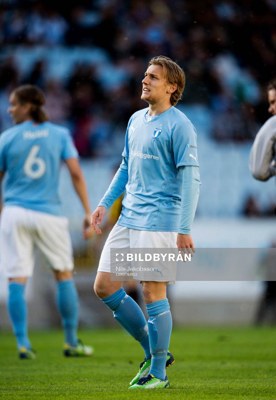 Malmö FFs Emil Forsberg deppar