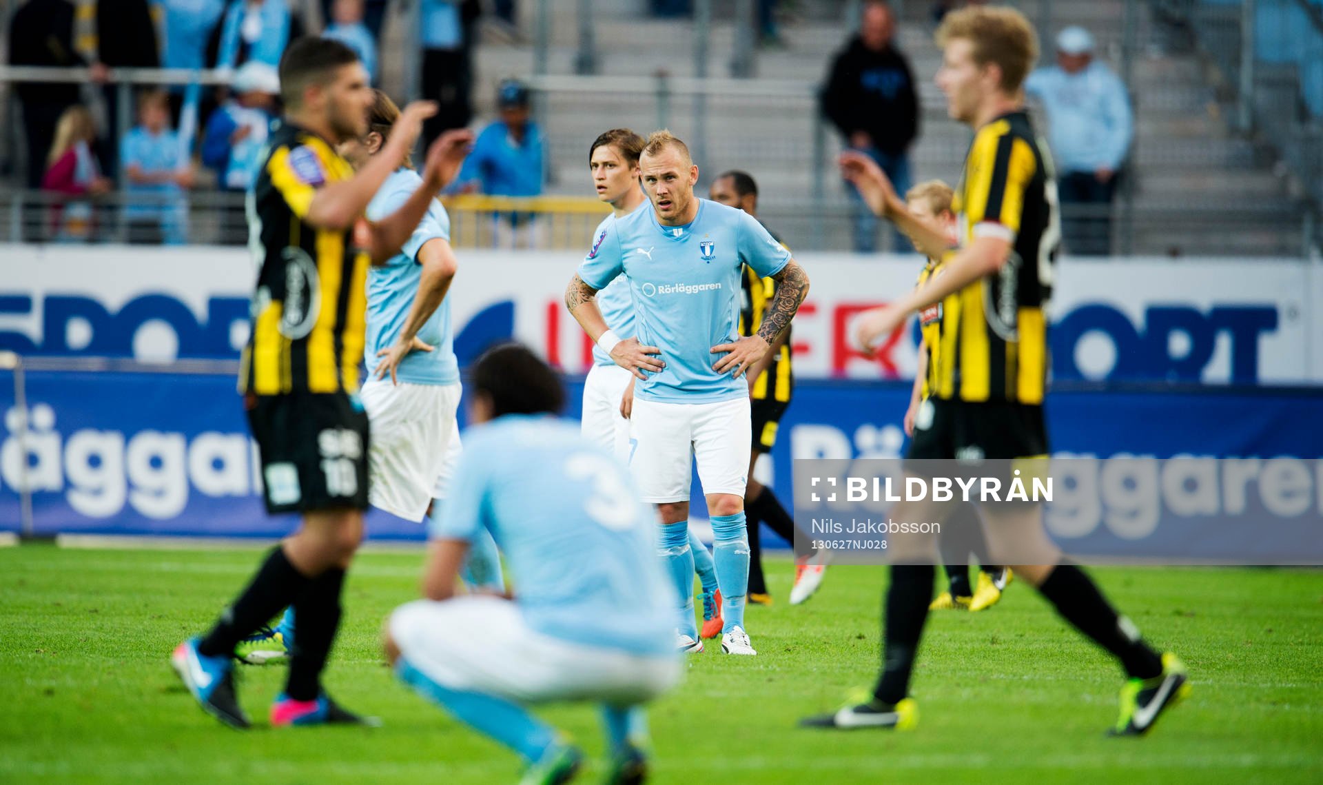 Malmö FFs Magnus Eriksson deppar