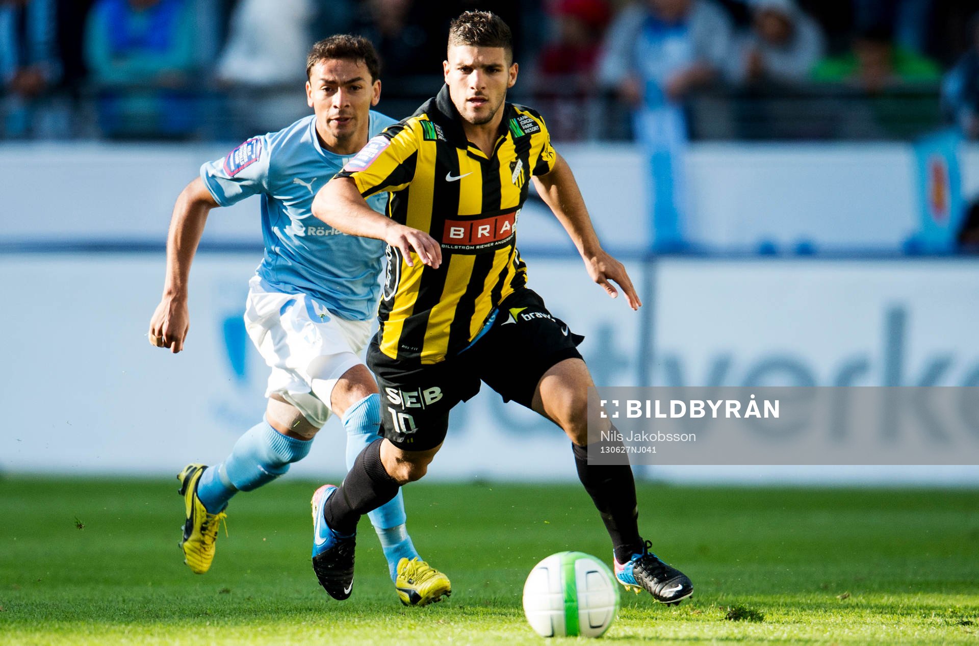 Malmö FFs Ricardo Ferreira Da Silva och Häckens Moestafa
