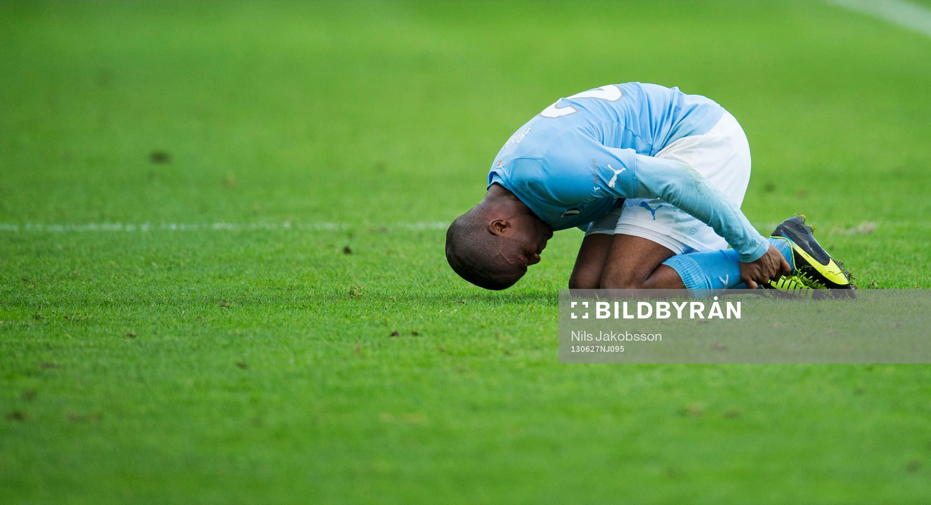 Malmö FFs Tokelo Rantie deppar