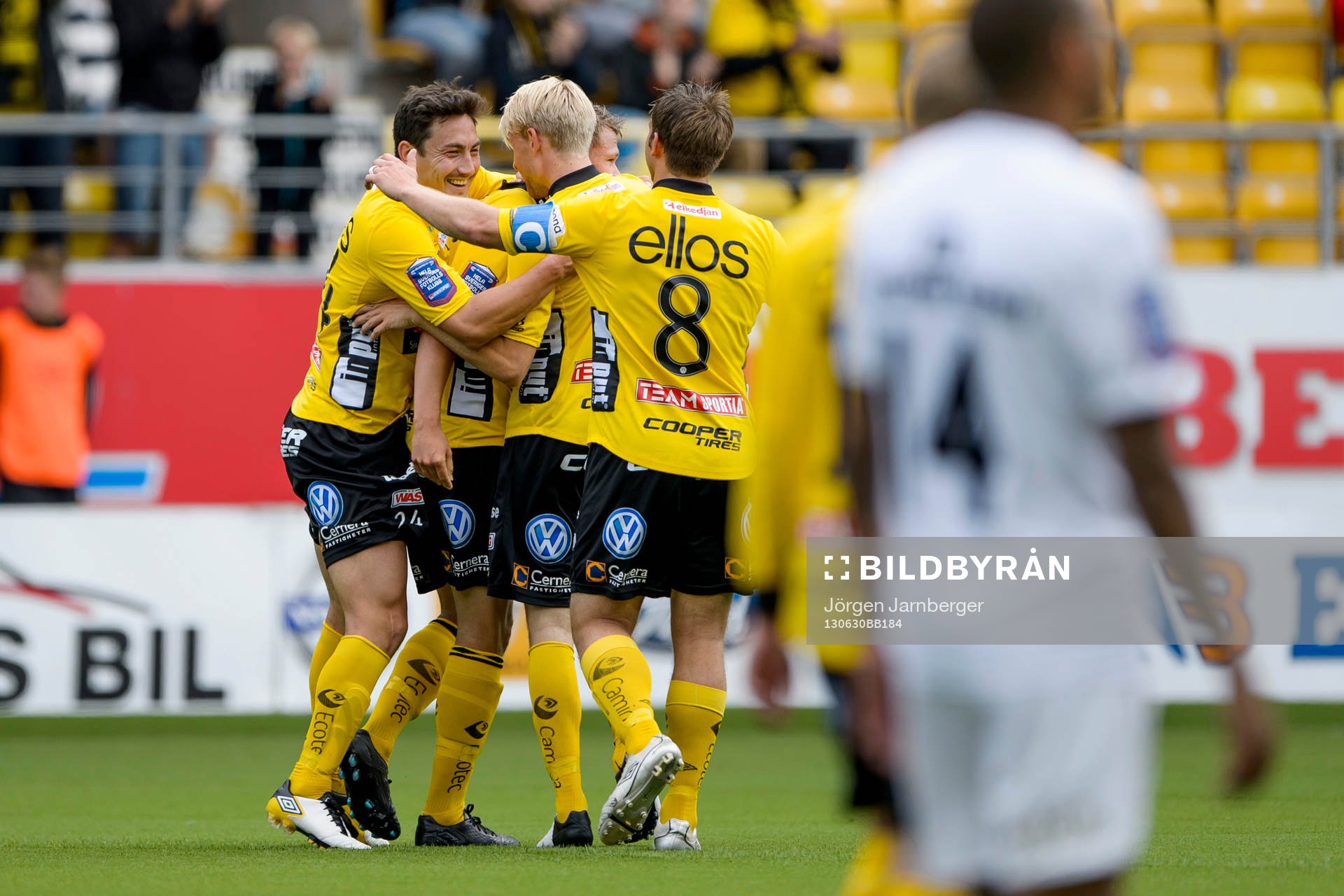 jubel hos Elfsborgs spelare