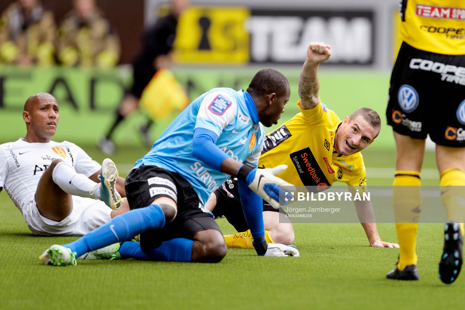 Elfsborgs James Keene jublar
