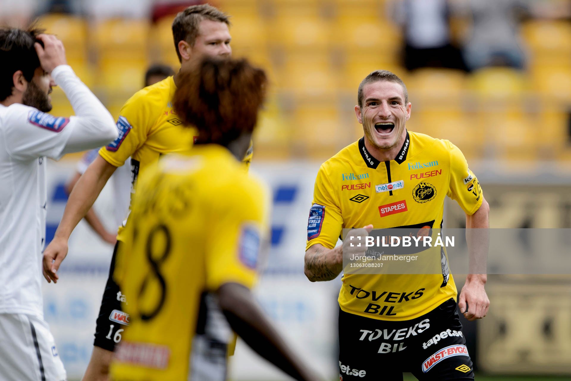 Elfsborgs James Keene jublar