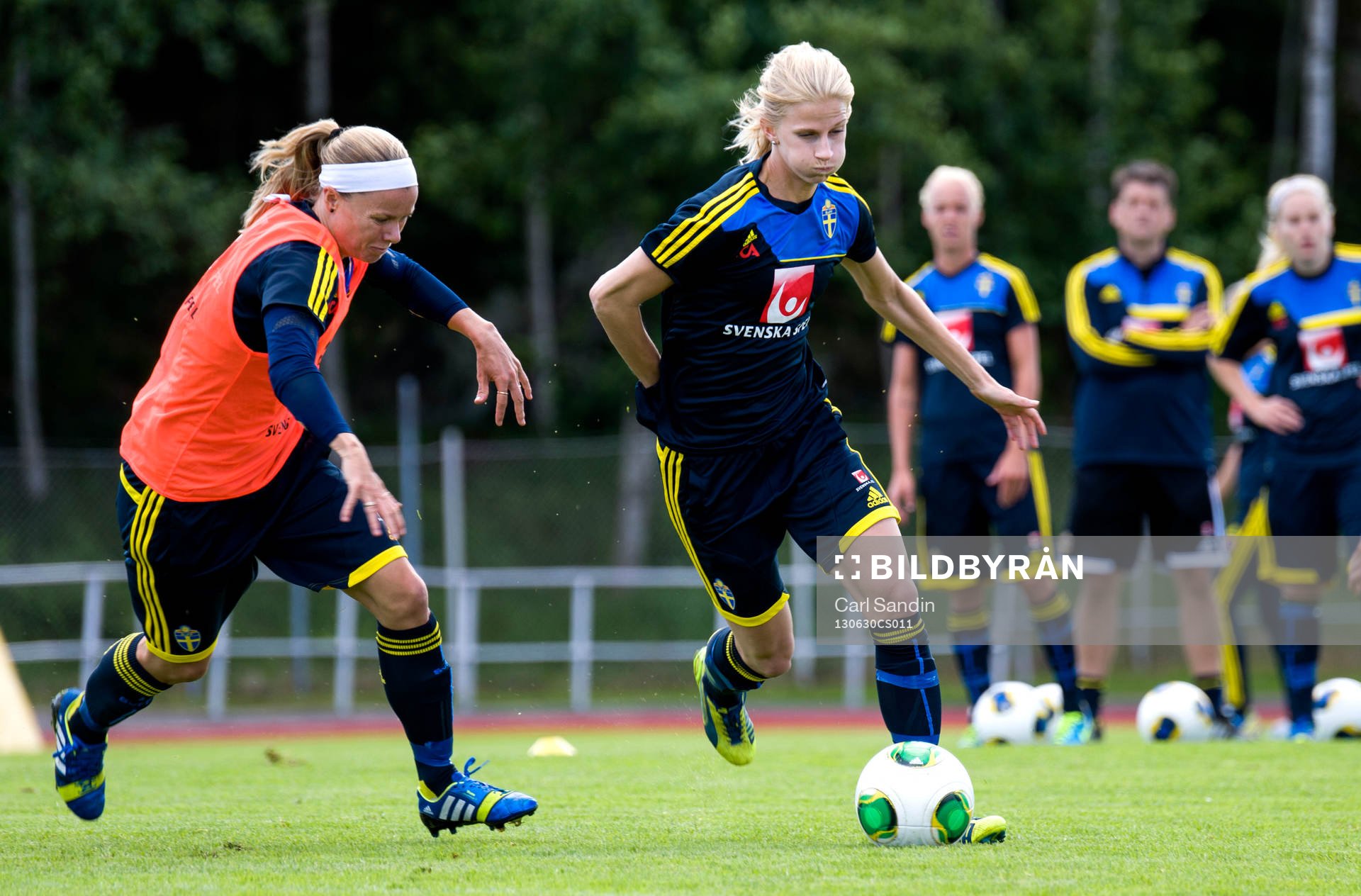 Sveriges Sara Thunebro jagar