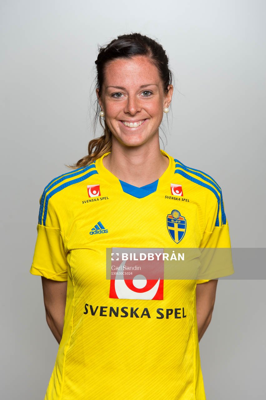Sveriges Lotta Schelin fotograferas