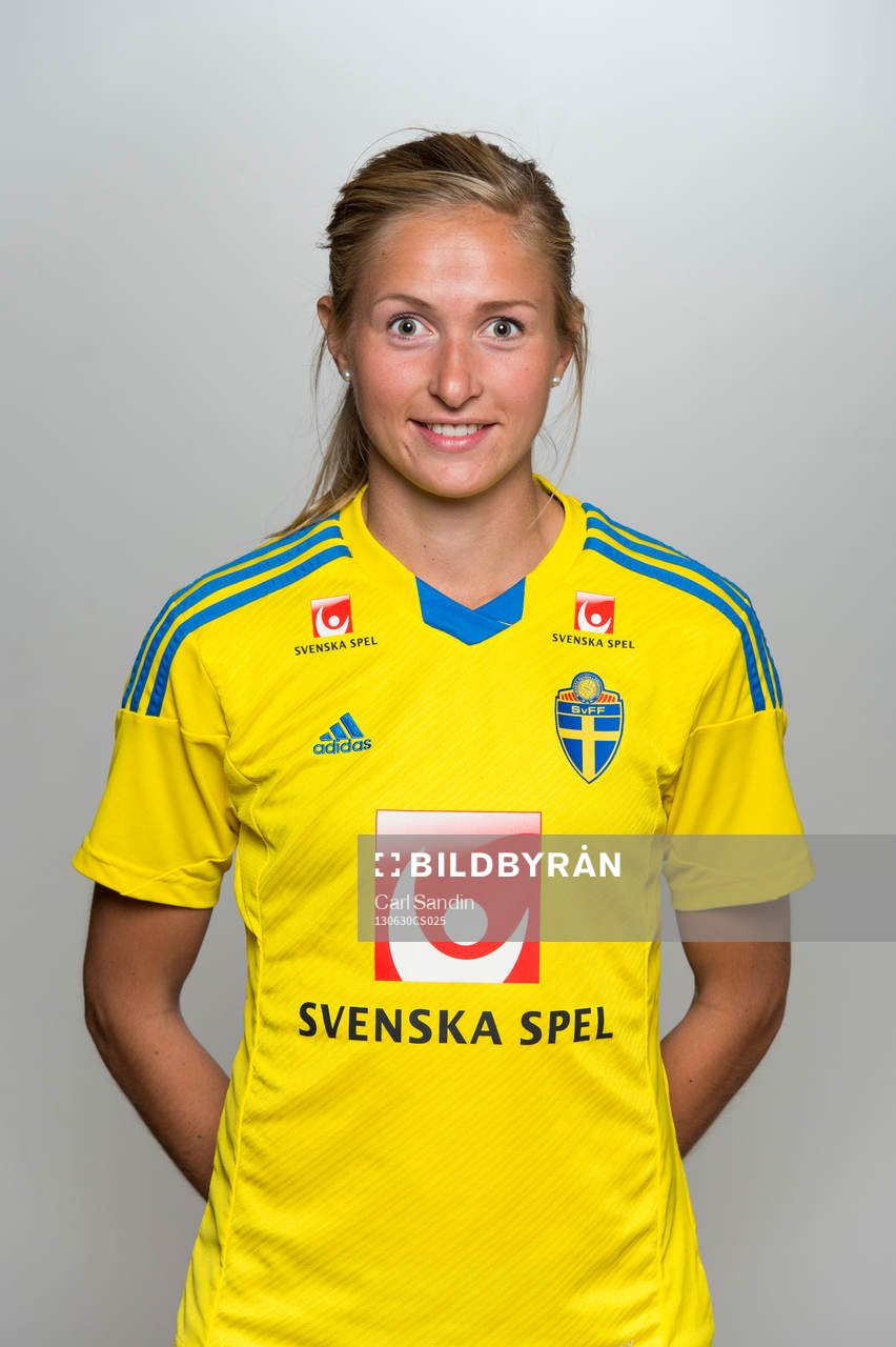 Sveriges Emmelie Konradsson fotograferas
