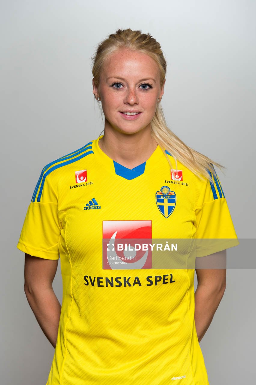 Sveriges Amanda Ilestedt fotograferas