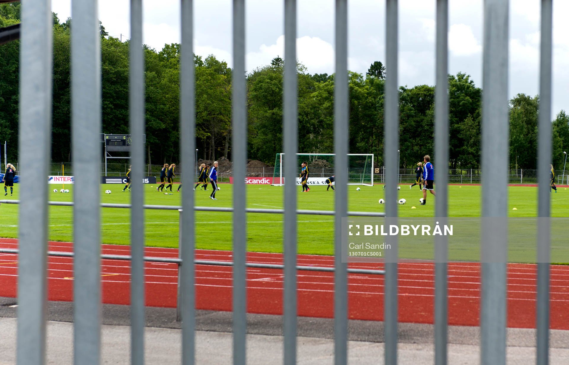 Sveriges damlag har stängd träning