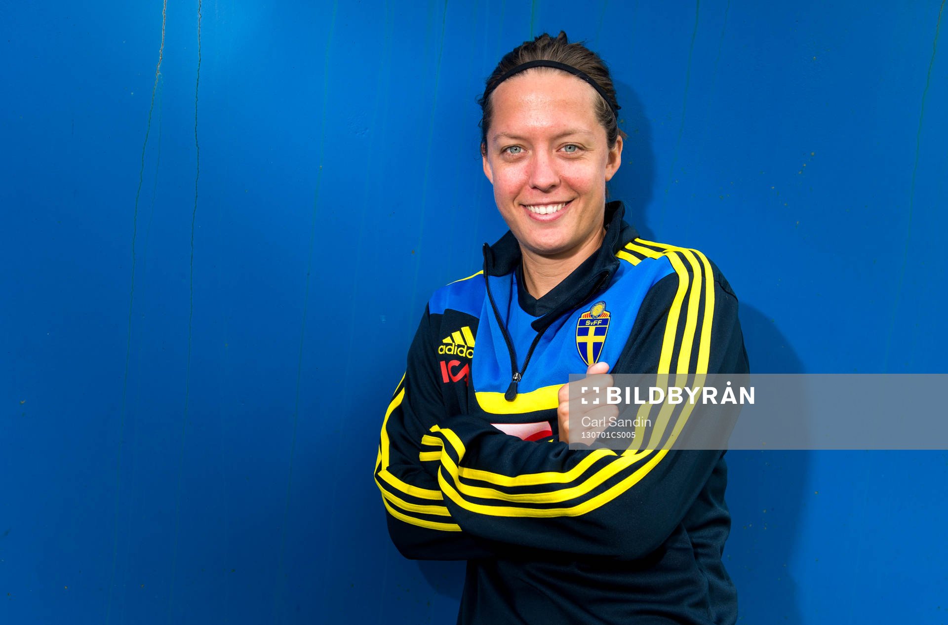 Sveriges Lina Nilsson fotograferas i