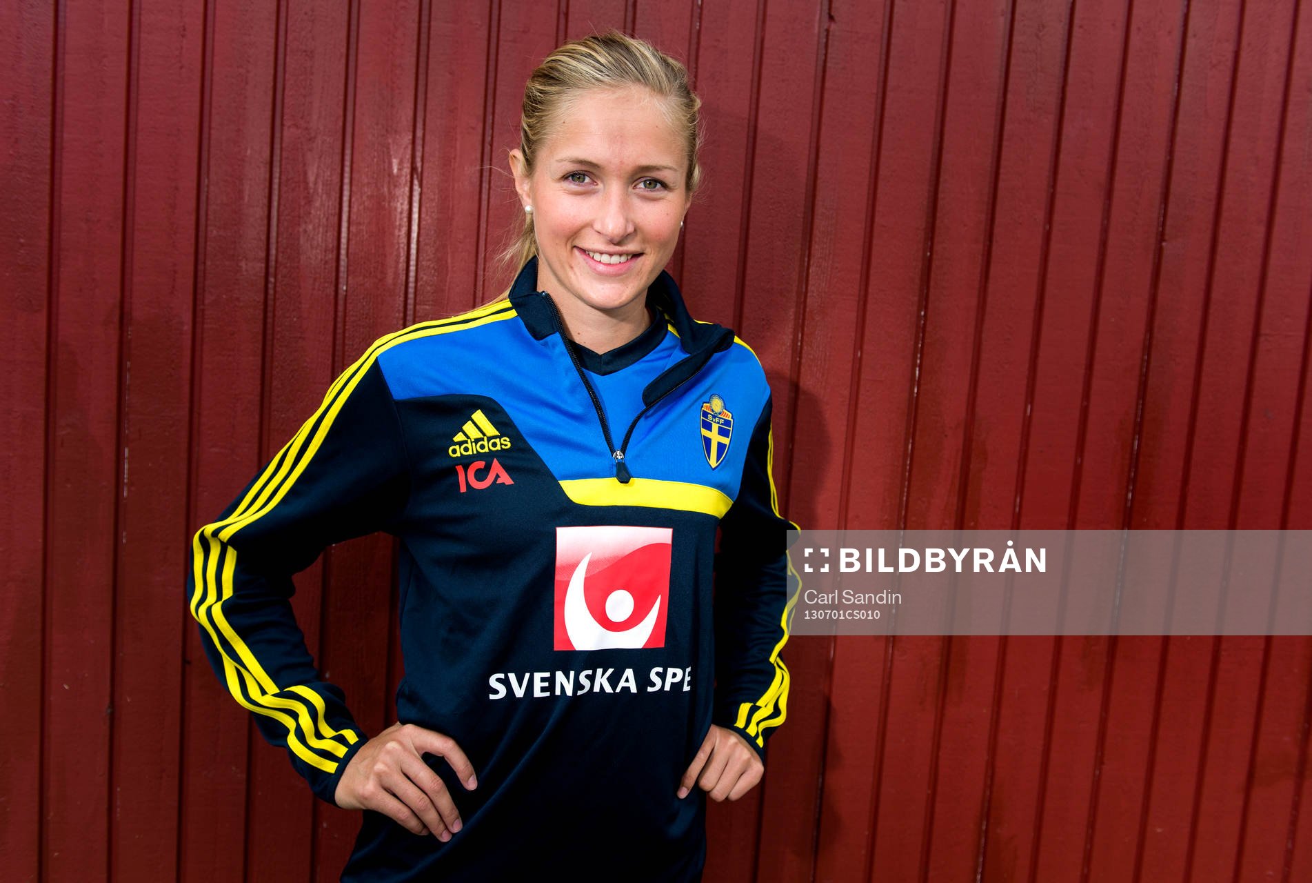 Sveriges Emmelie Konradsson fotograferas i