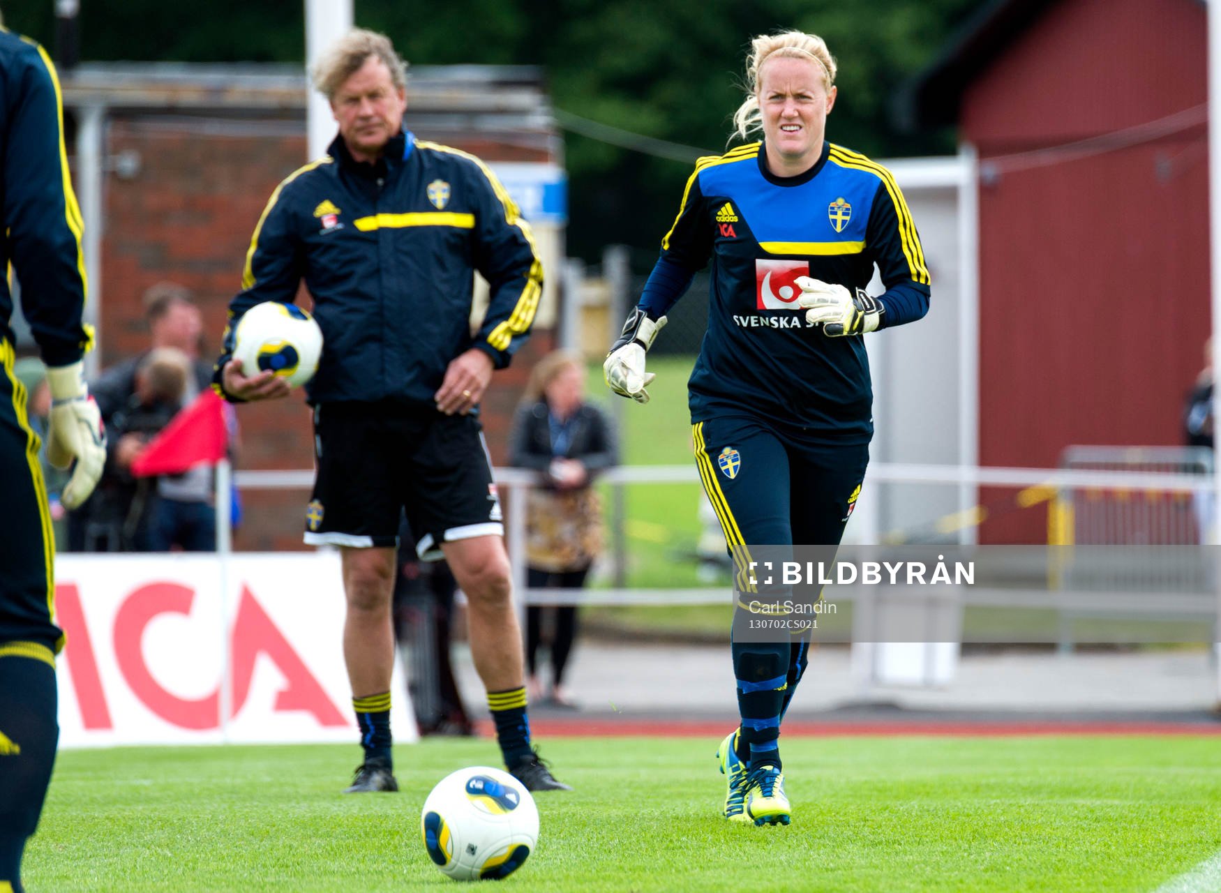 Sveriges målvakt Kristin Hammarström