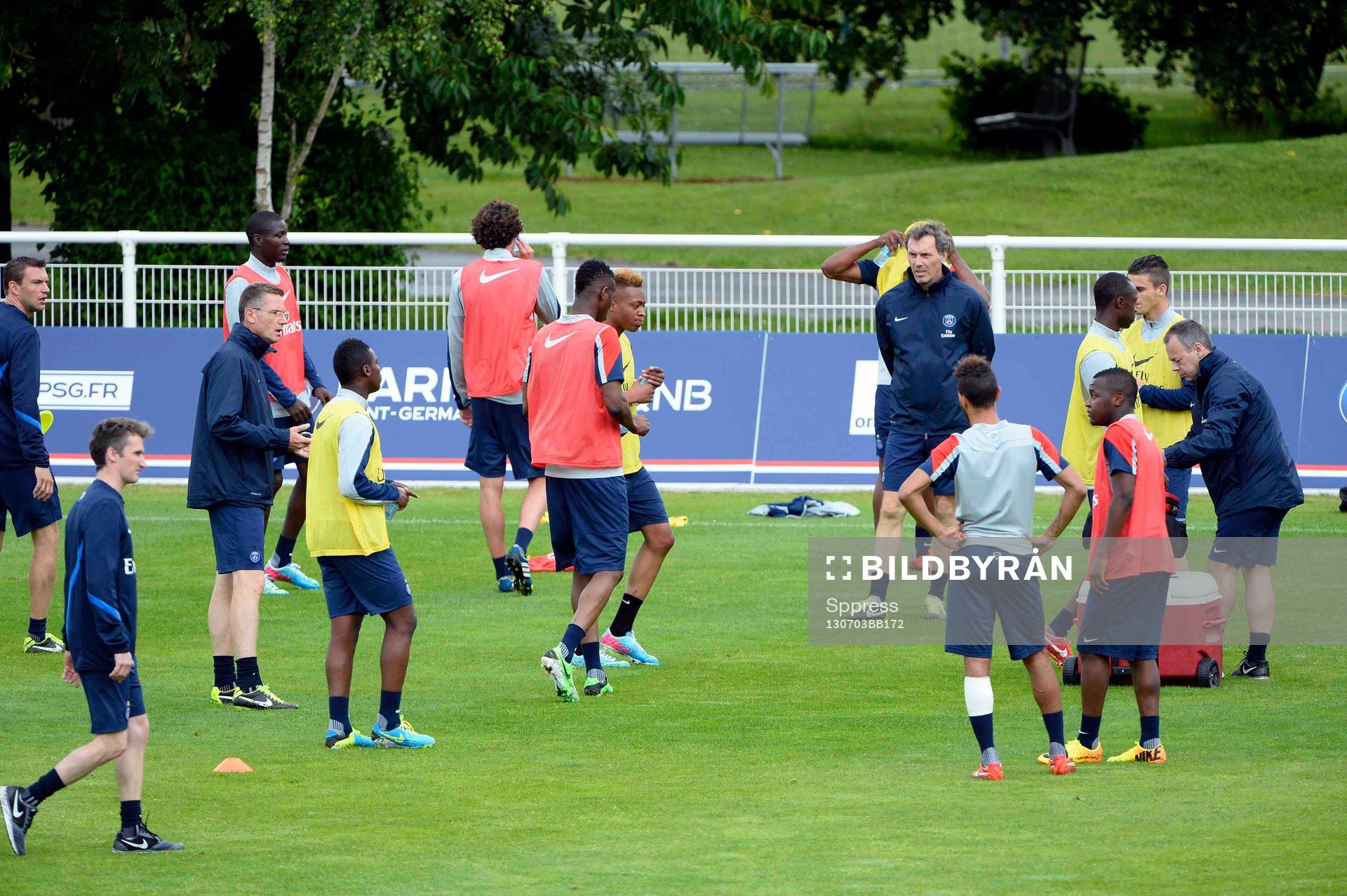 Fotboll, Träning, Paris Saint Germain: Laurent BLANC - 03.07.2013 - Entrainement du Paris Saint Germain -Centre Technique du Football - Clairefontaine-