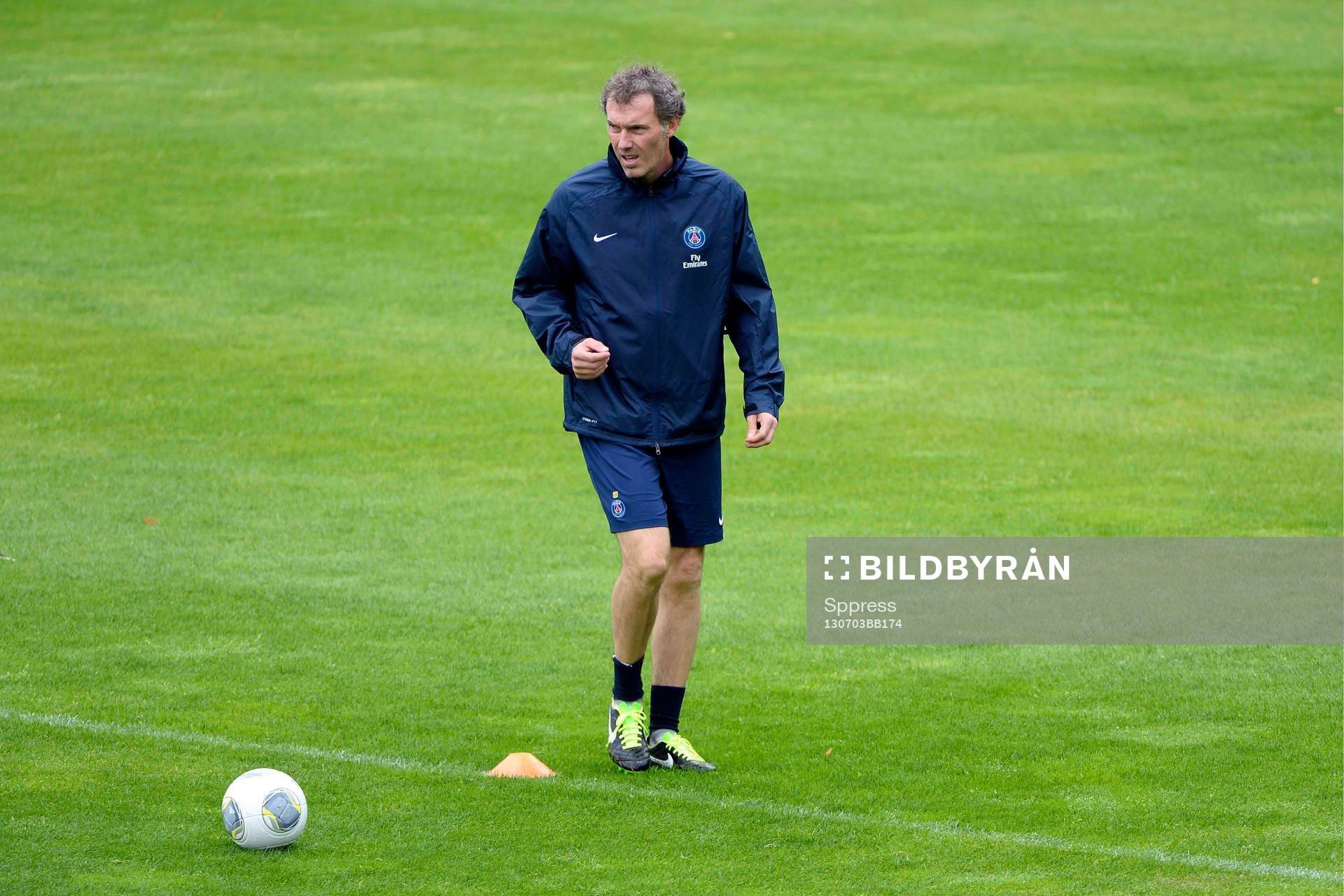 Fotboll, Träning, Paris Saint Germain: Laurent BLANC - 03.07.2013 - Entrainement du Paris Saint Germain -Centre Technique du Football - Clairefontaine-
