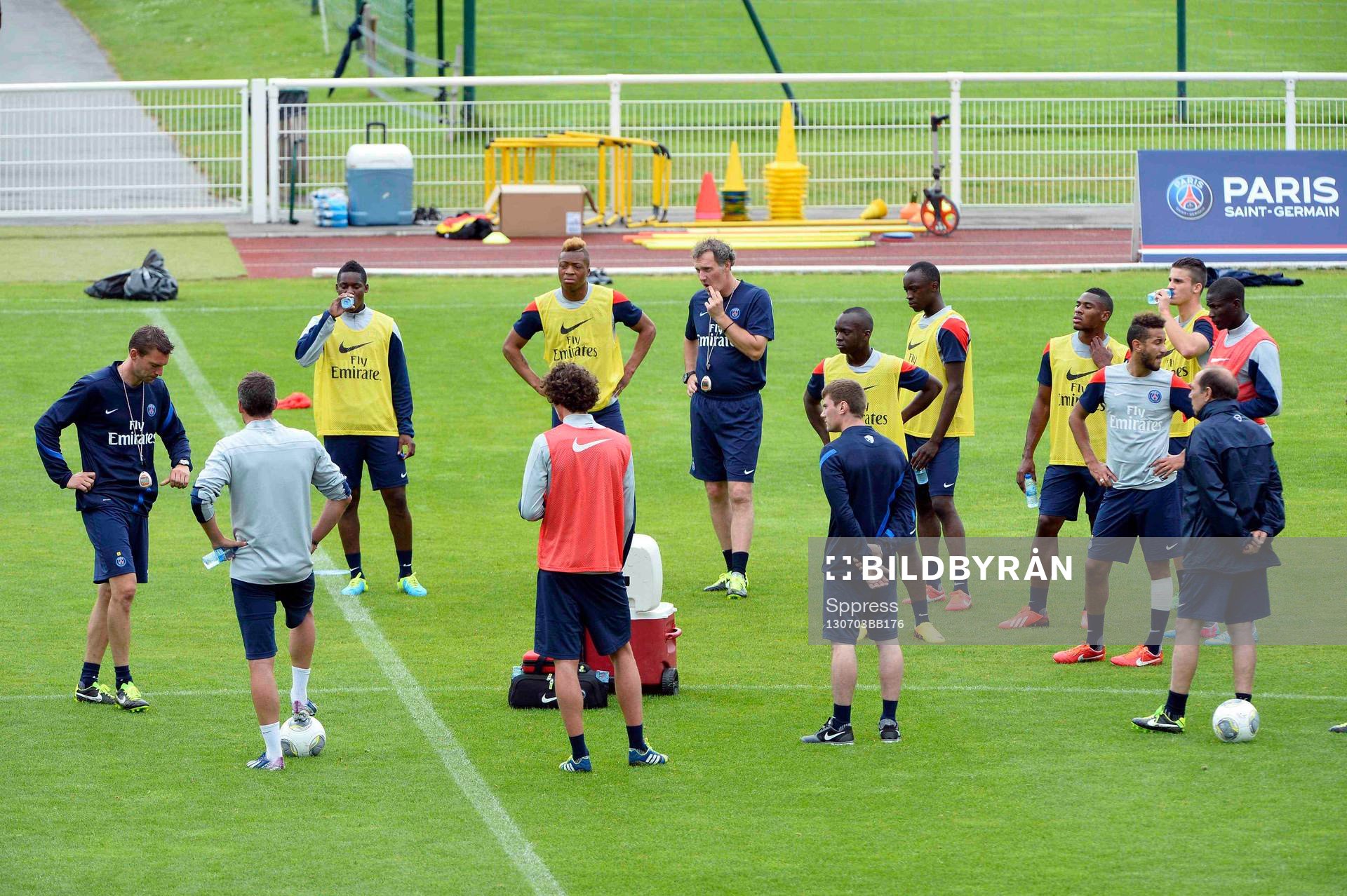 Fotboll, Träning, Paris Saint Germain: Laurent BLANC - 03.07.2013 - Entrainement du Paris Saint Germain -Centre Technique du Football - Clairefontaine-