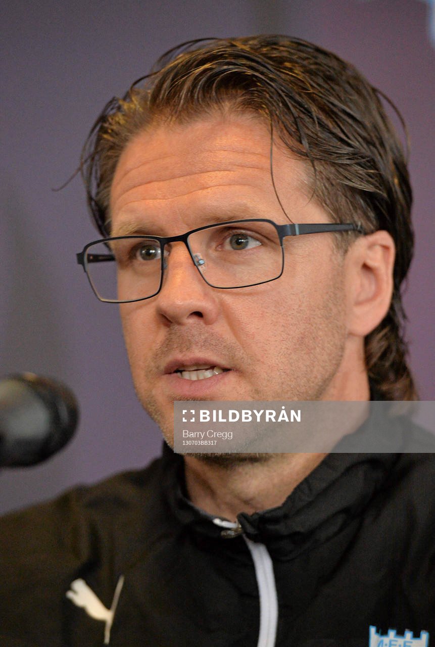 3 July 2013; Malmö manager Rikard Norling
