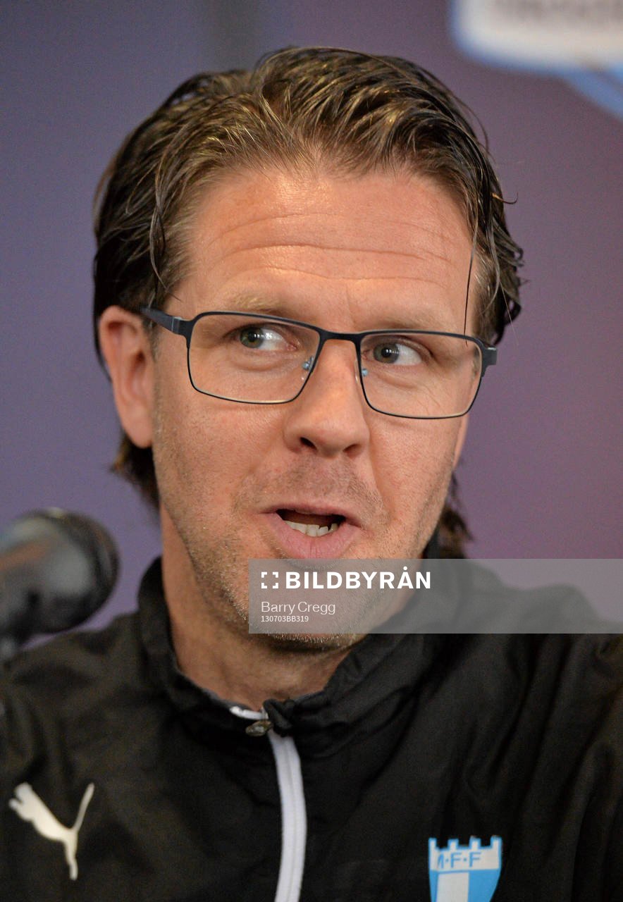 3 July 2013; Malmö manager Rikard Norling