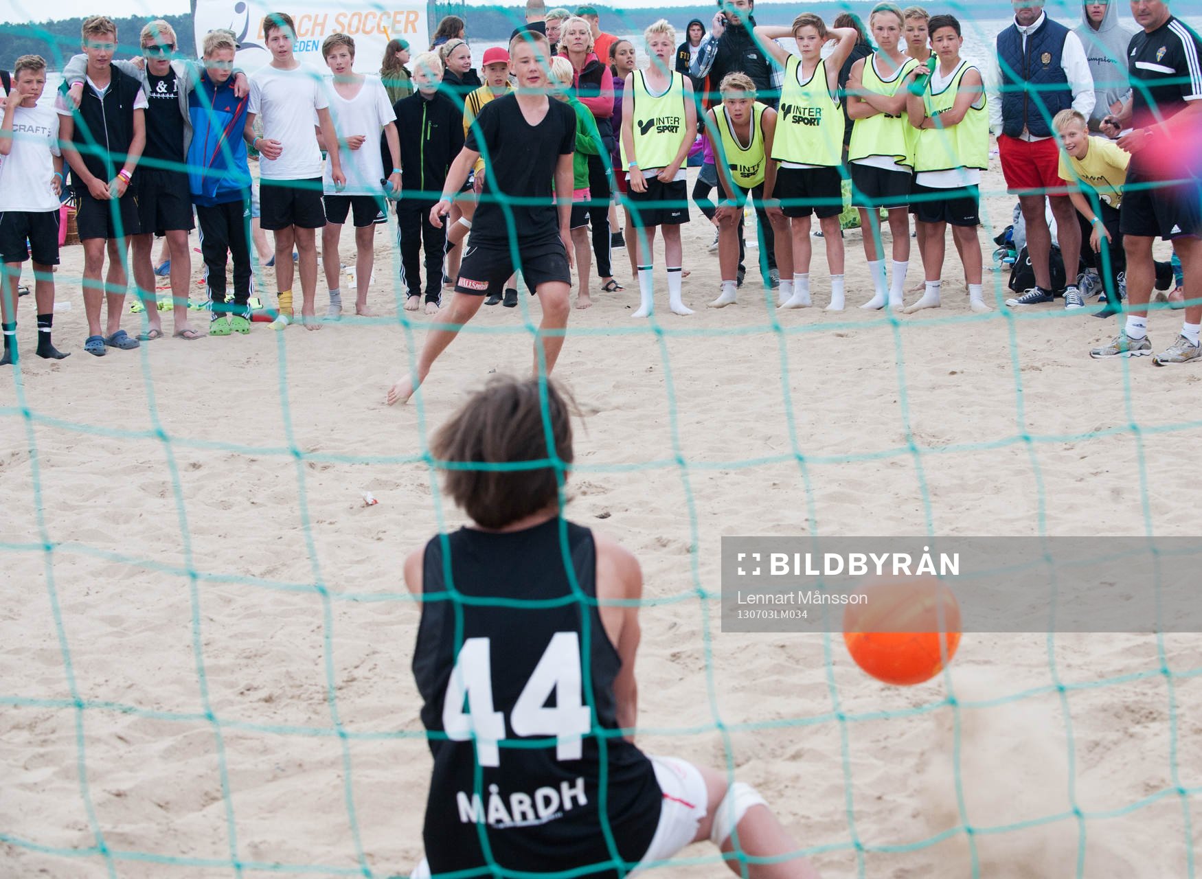 Sand, beachsoccerplan, Theo Ekström, avgörande straffmål