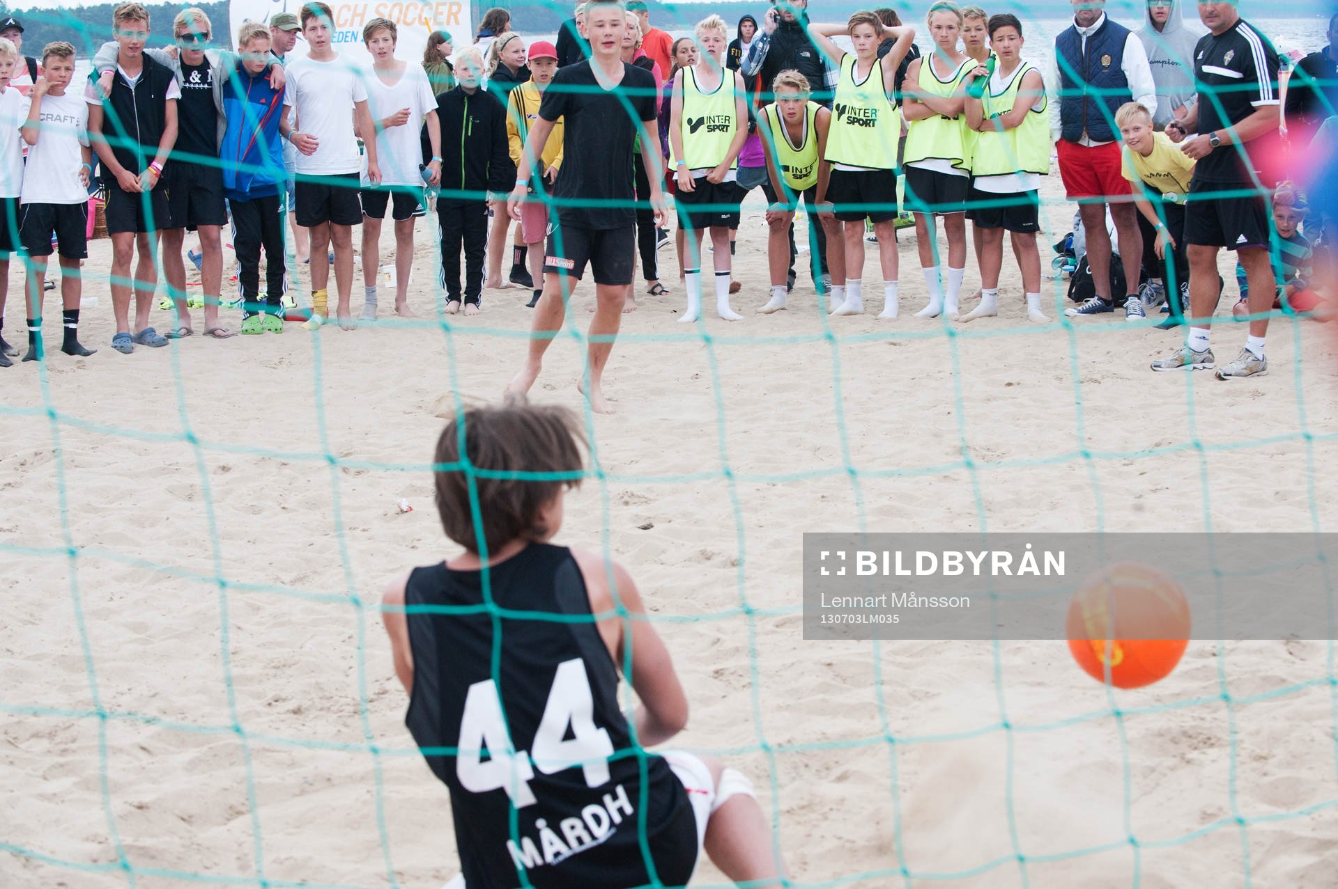 Sand, beachsoccerplan, Theo Ekström, avgörande straffmål