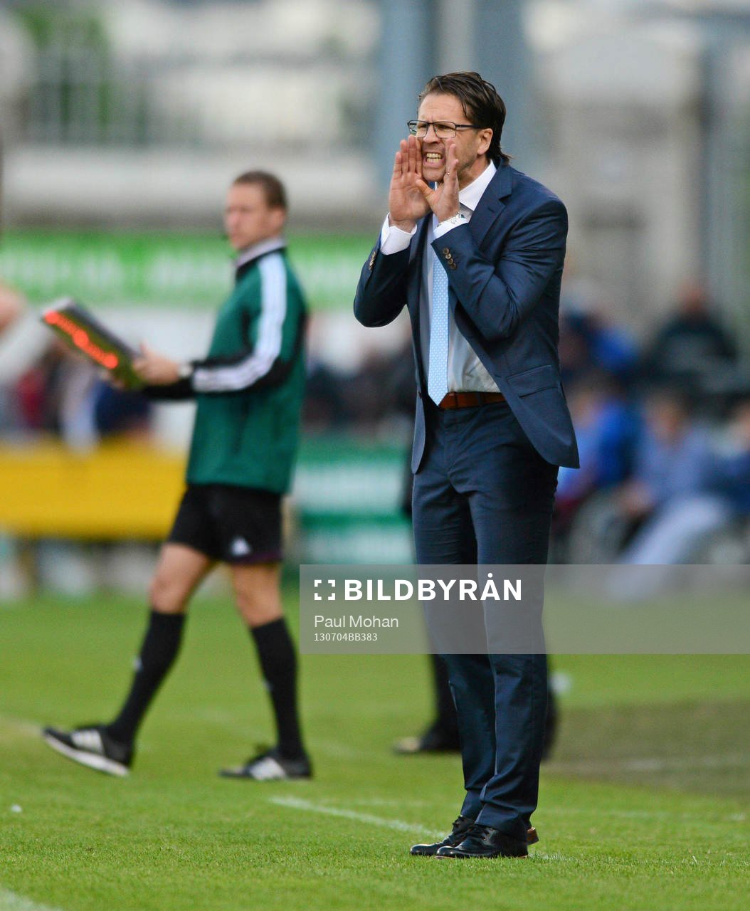 4 July 2013; Malmö FF manager Rikard Norling. UEFA Europa
