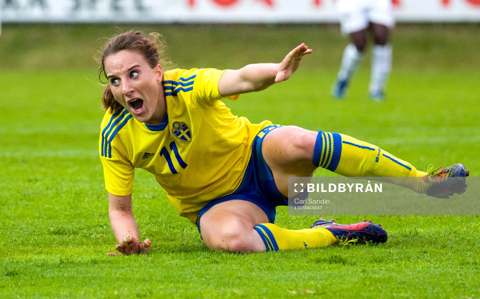 Sveriges Antonia Göransson jublar