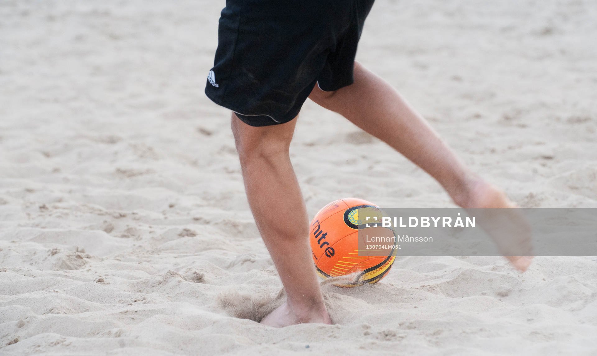 SM, IFK Hässleholm - Limhamn/Bunkeflo, sand, fot, boll,