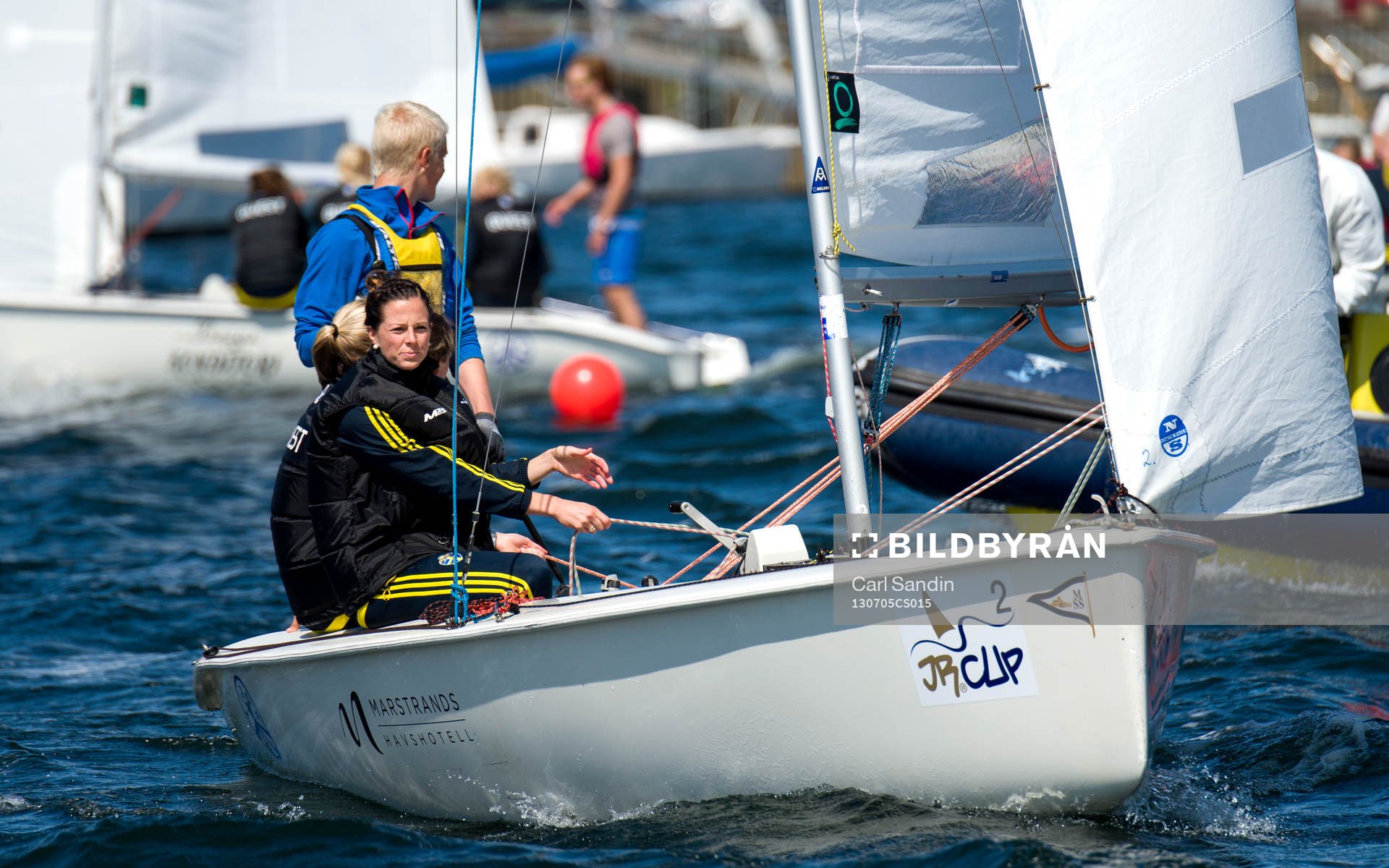 Lotta Schelin, Jenny Hjohlman (ej i bild) och Lina Nilsson