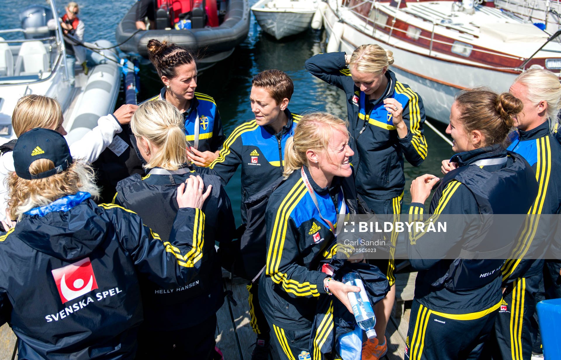 Lotta Schelin, Therese Sjögran, Kristin Hammarström och