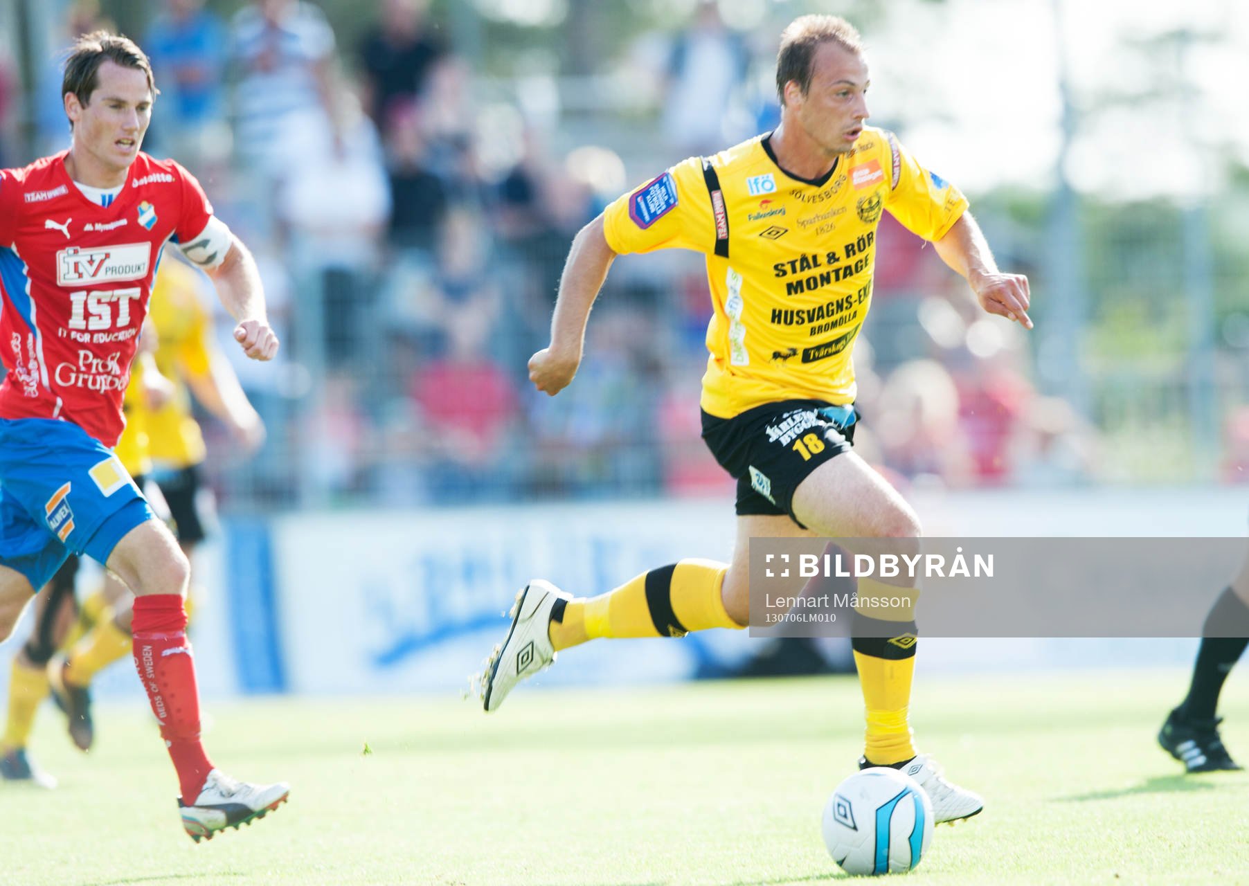 Pär Ericsson, Mjällby, steget före Johan Persson,