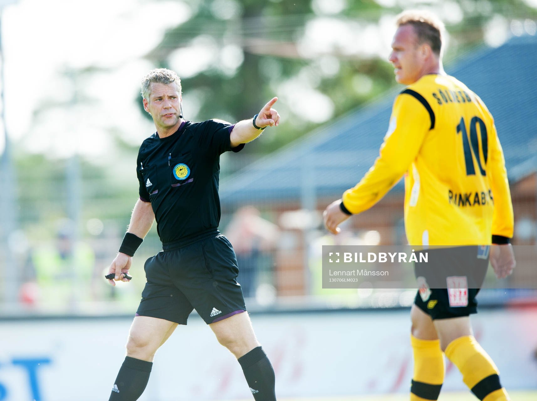 Tobias Mattsson, domare,  i