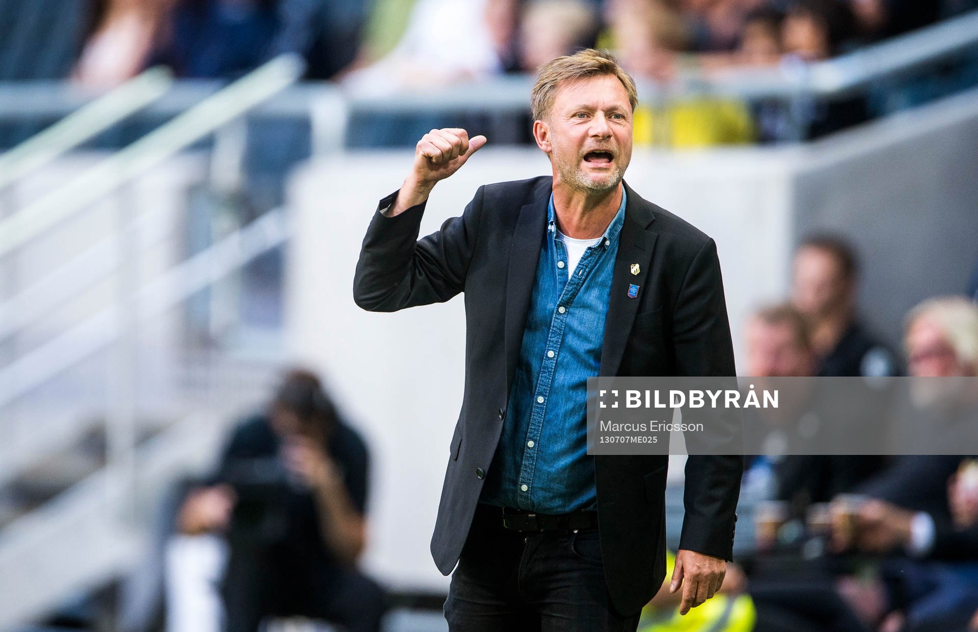 Häckens tränare Peter Gerhardsson i