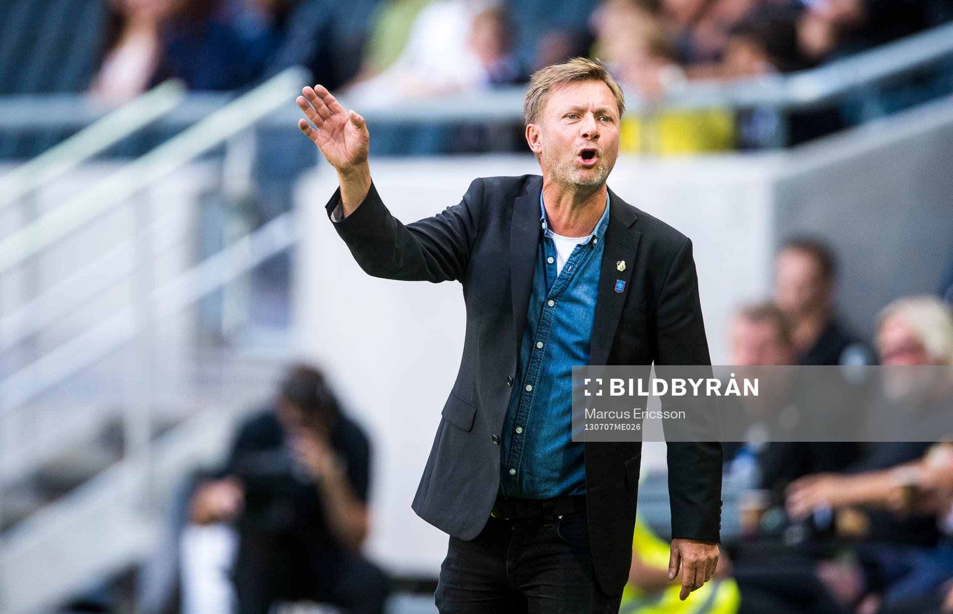 Häckens tränare Peter Gerhardsson i