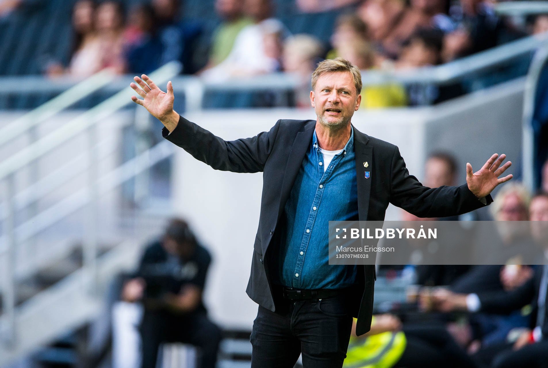 Häckens tränare Peter Gerhardsson i