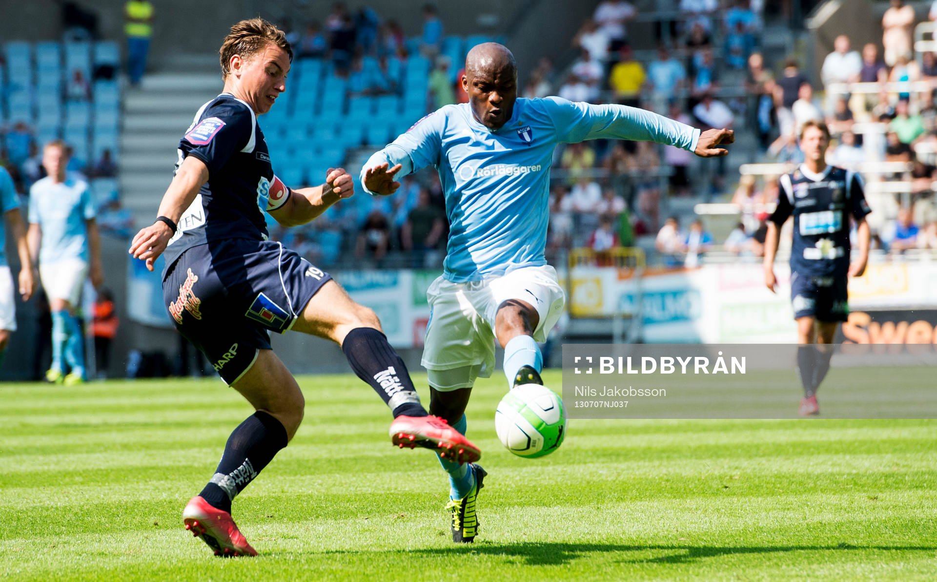 Gefles Marcus Hansson Malmö FFs Tokelo Rantie i