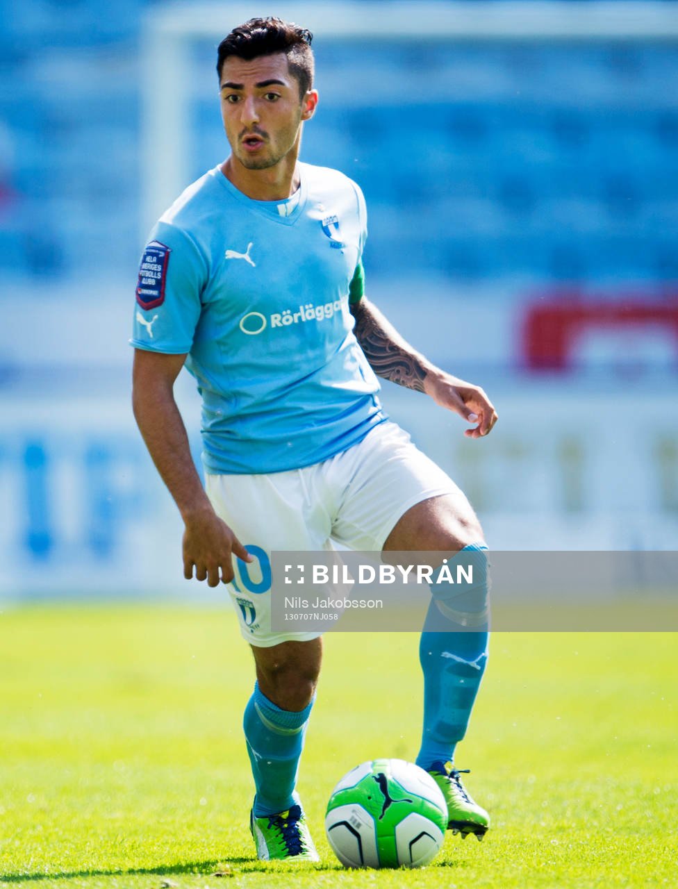Malmö FFs Jiloan Hamad i
