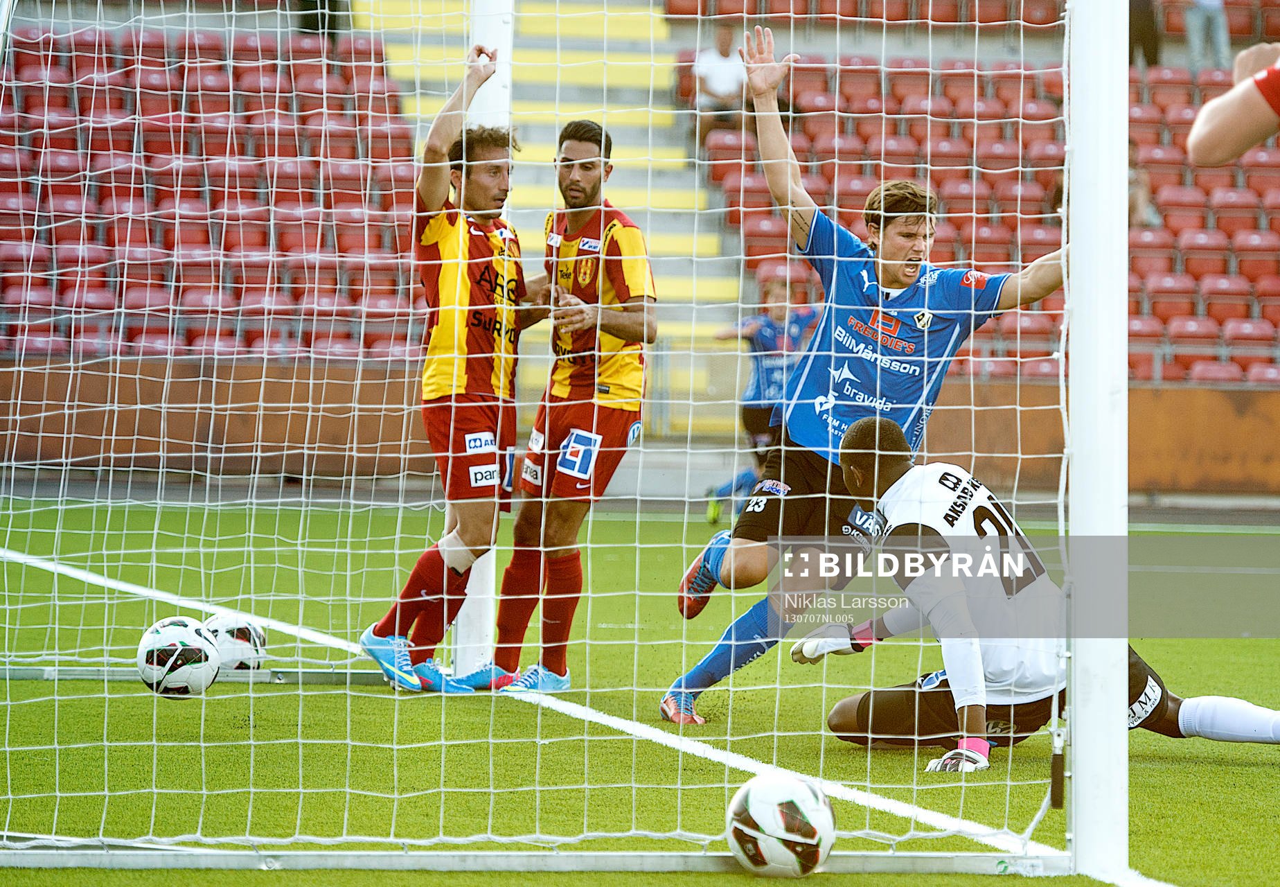Halmstads Marcus Antonsson jublar