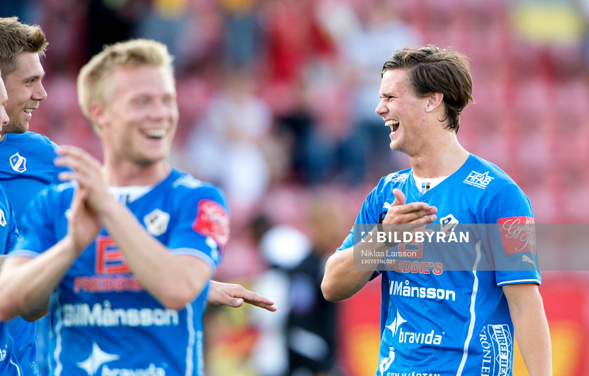 Halmstads Marcus Antonsson jublar