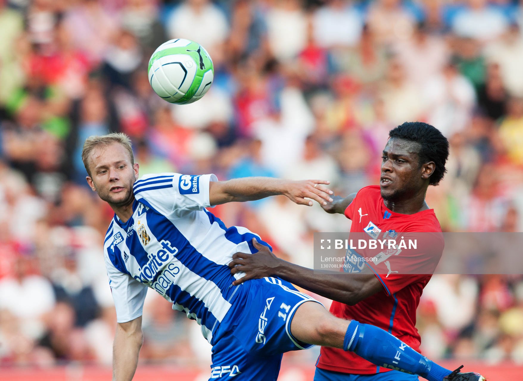 Joseph Baffo, Helsingborg och målskytten Robin Söder, IFK