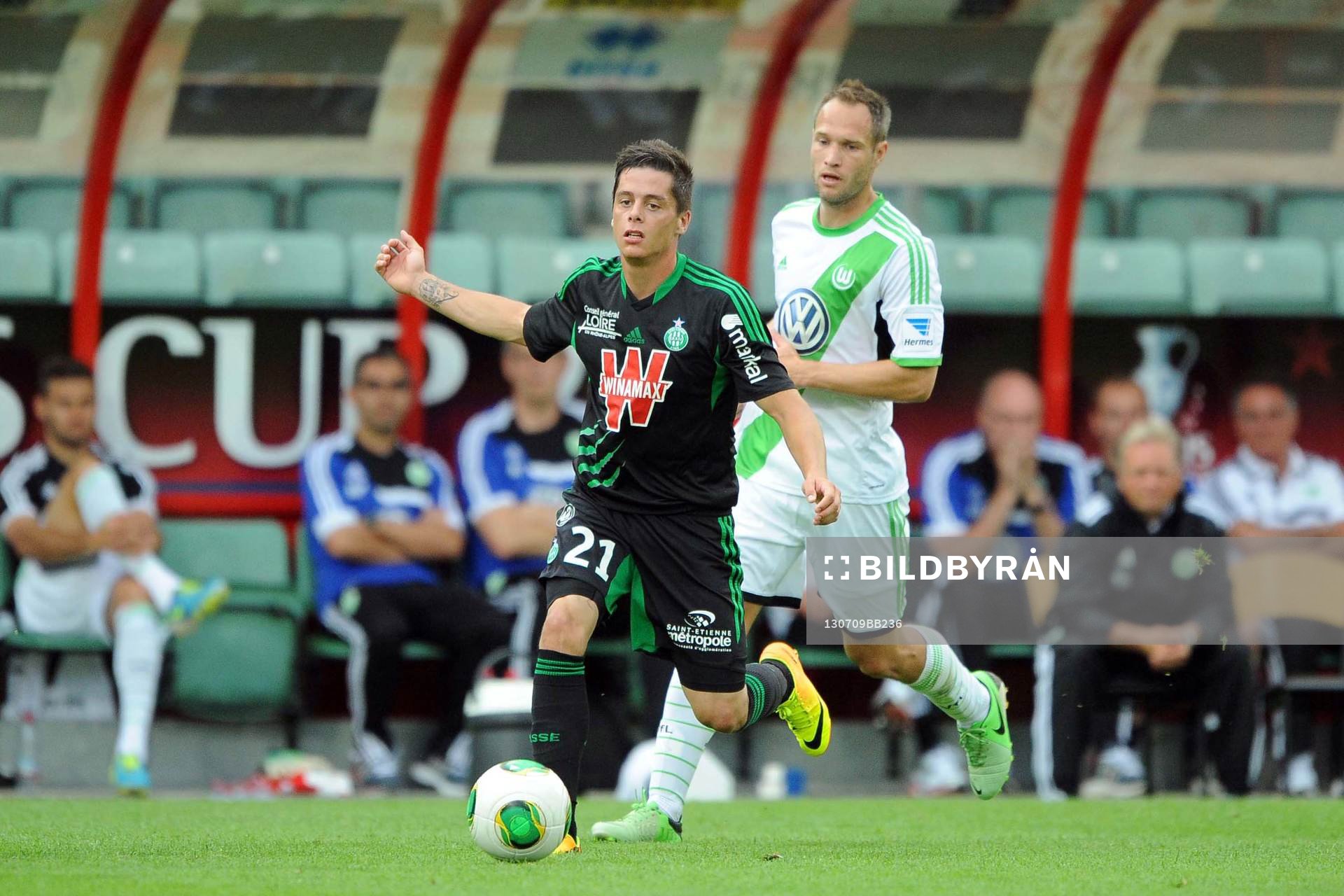 Romain HAMOUMA - 09.07.2013 - Wolfsburg / Saint Etienne -