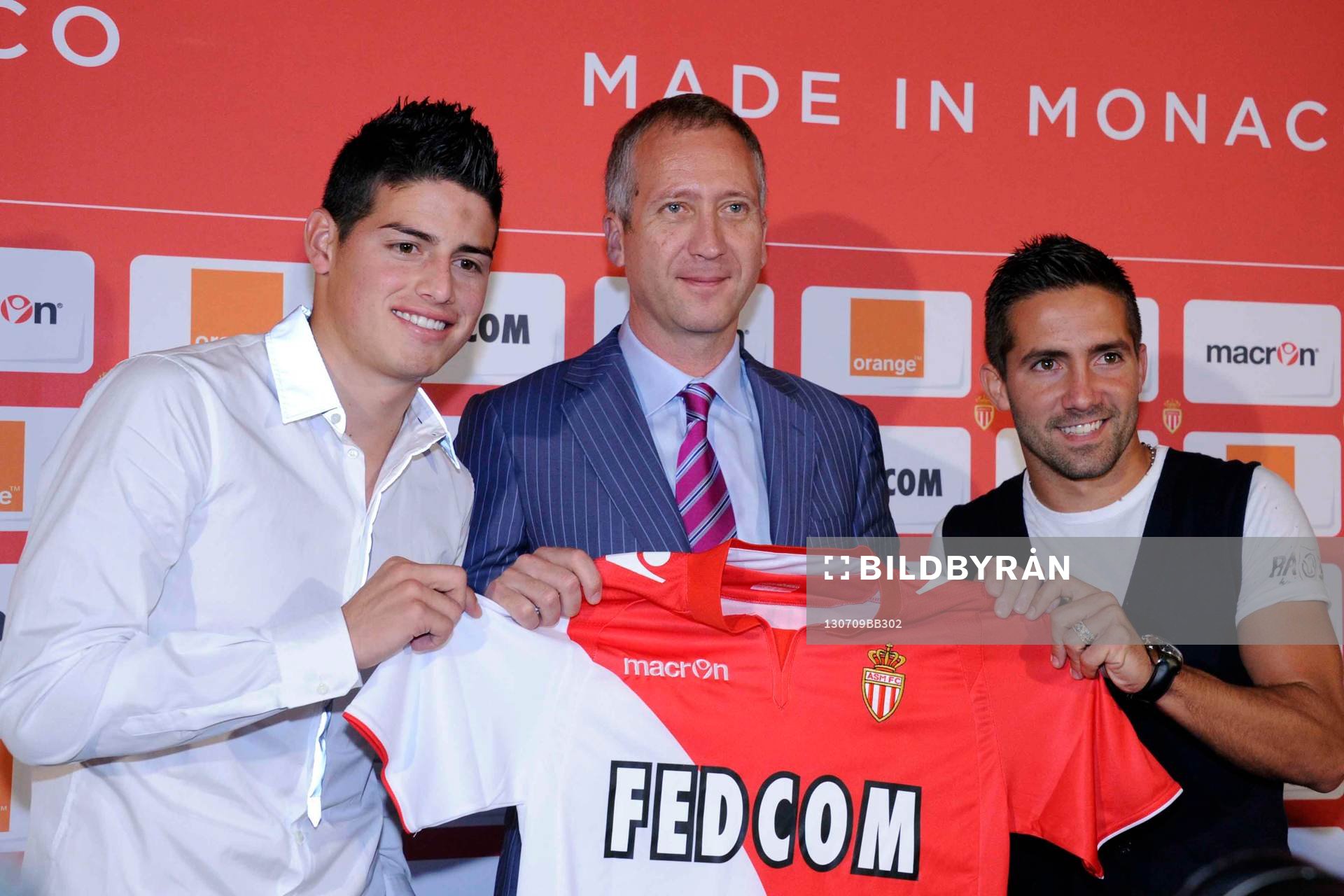 James Rodriguez / Joao Moutinho - 09.07.2013 - Presentation